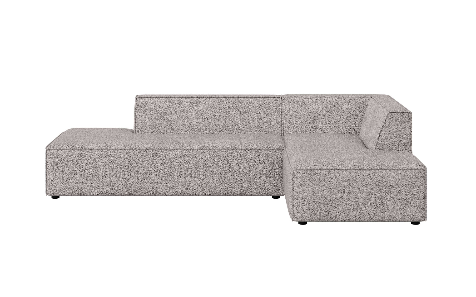 INOSIGN Ecksofa »Ecksofa Cavan mit Ottomane links oder rechts bestellbar«, L-Form mit Wellenunterfederung, Maße B/T/H: 270/180/72 cm