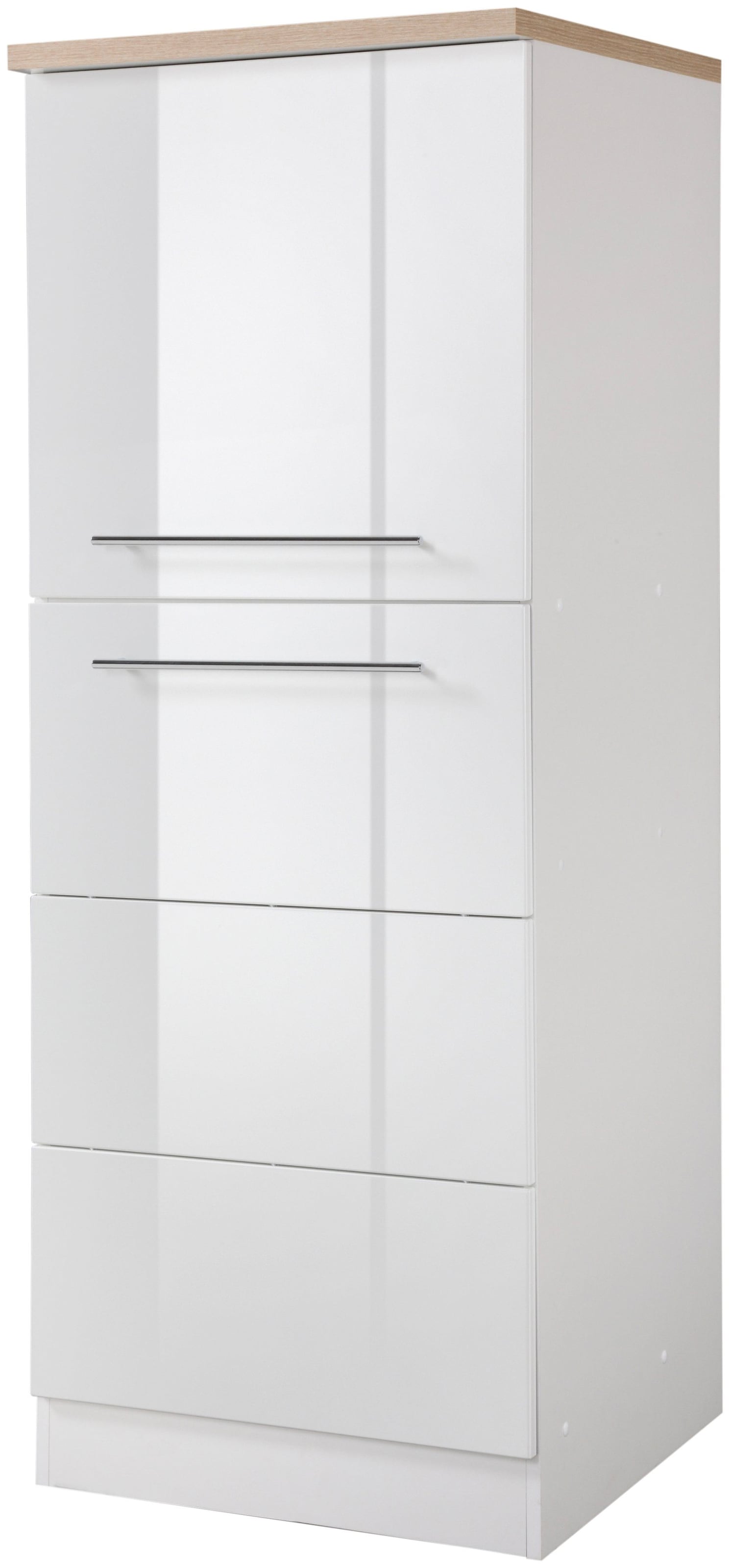 KOCHSTATION Seitenschrank »KS-Wien«, Breite 60 cm, Höhe 165 cm, Türanschlag wechselbar