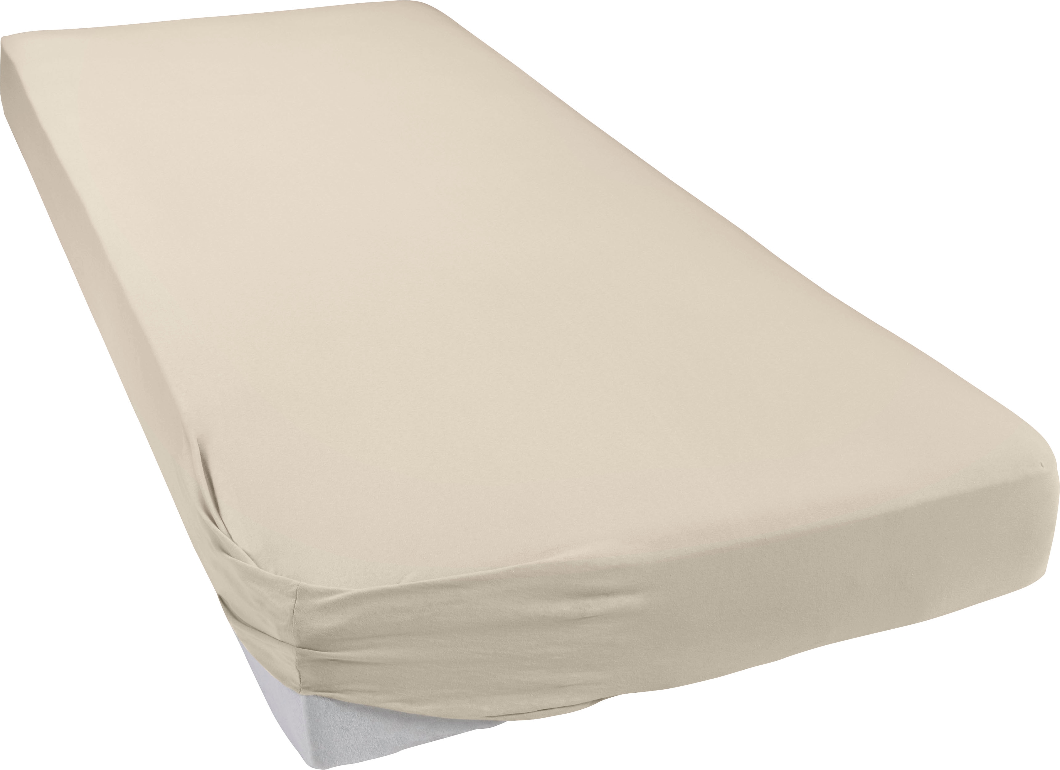 bellana Spannbettlaken "bellana Aqua mit Elasthan, 160 g/m²" Spannbetttuch für Matratzen bis 35cm Höhe, bügelfrei, faltenfrei