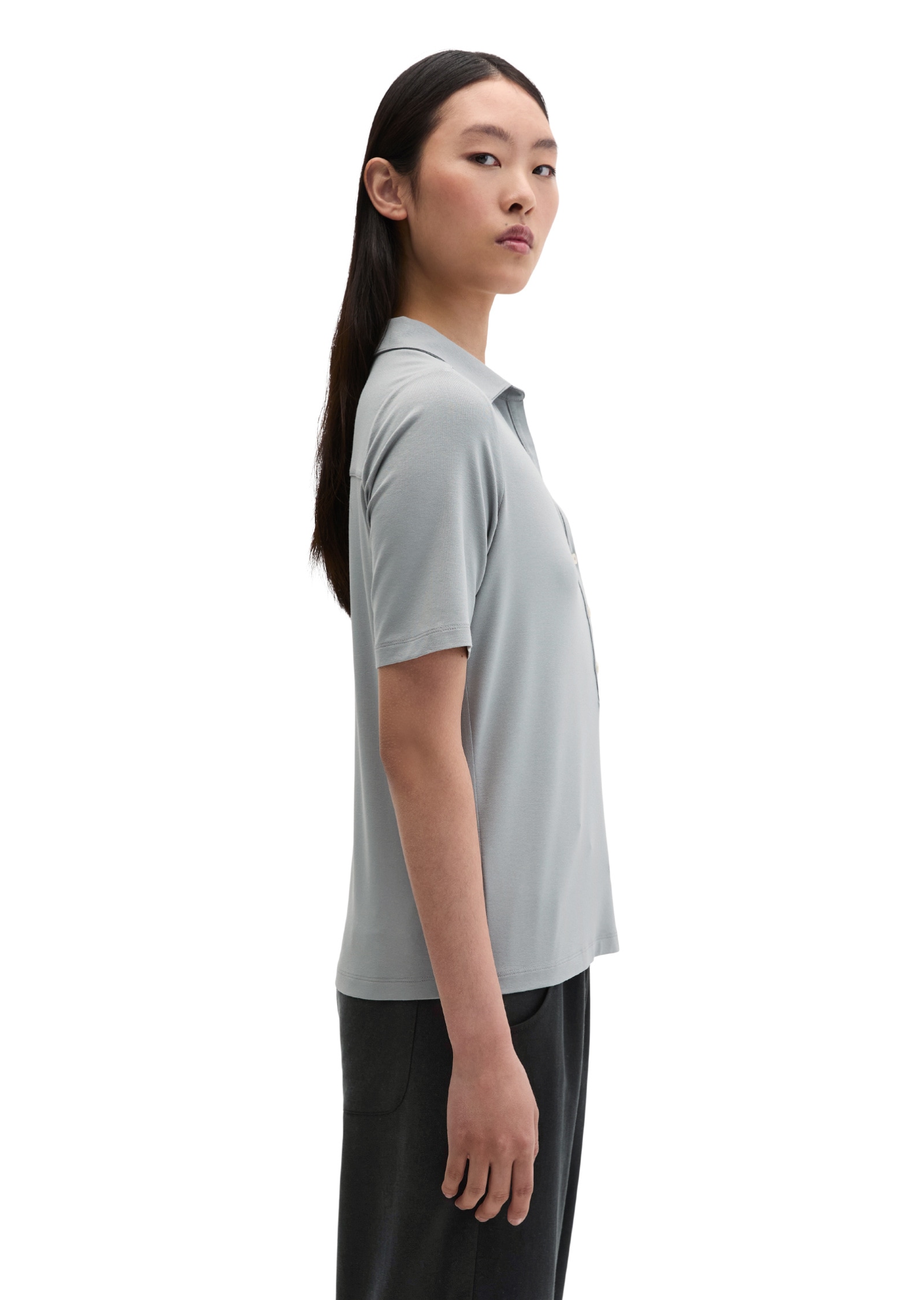 Marc O'Polo Kurzarmshirt »aus LENZING™ ECOVERO™«