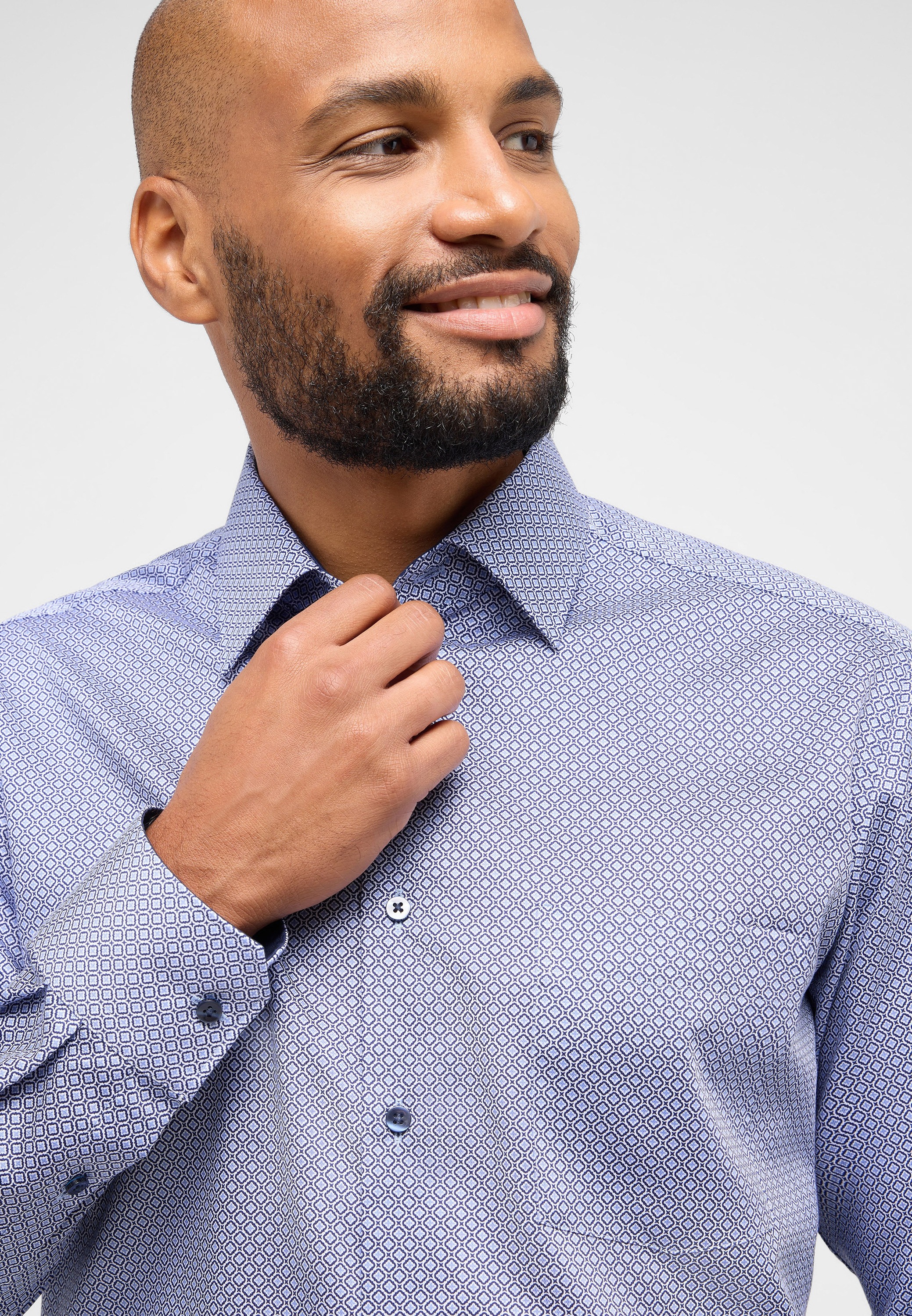 Thumbnail - Eterna Langarmhemd "MODERN FIT" NON IRON (bügelfrei)