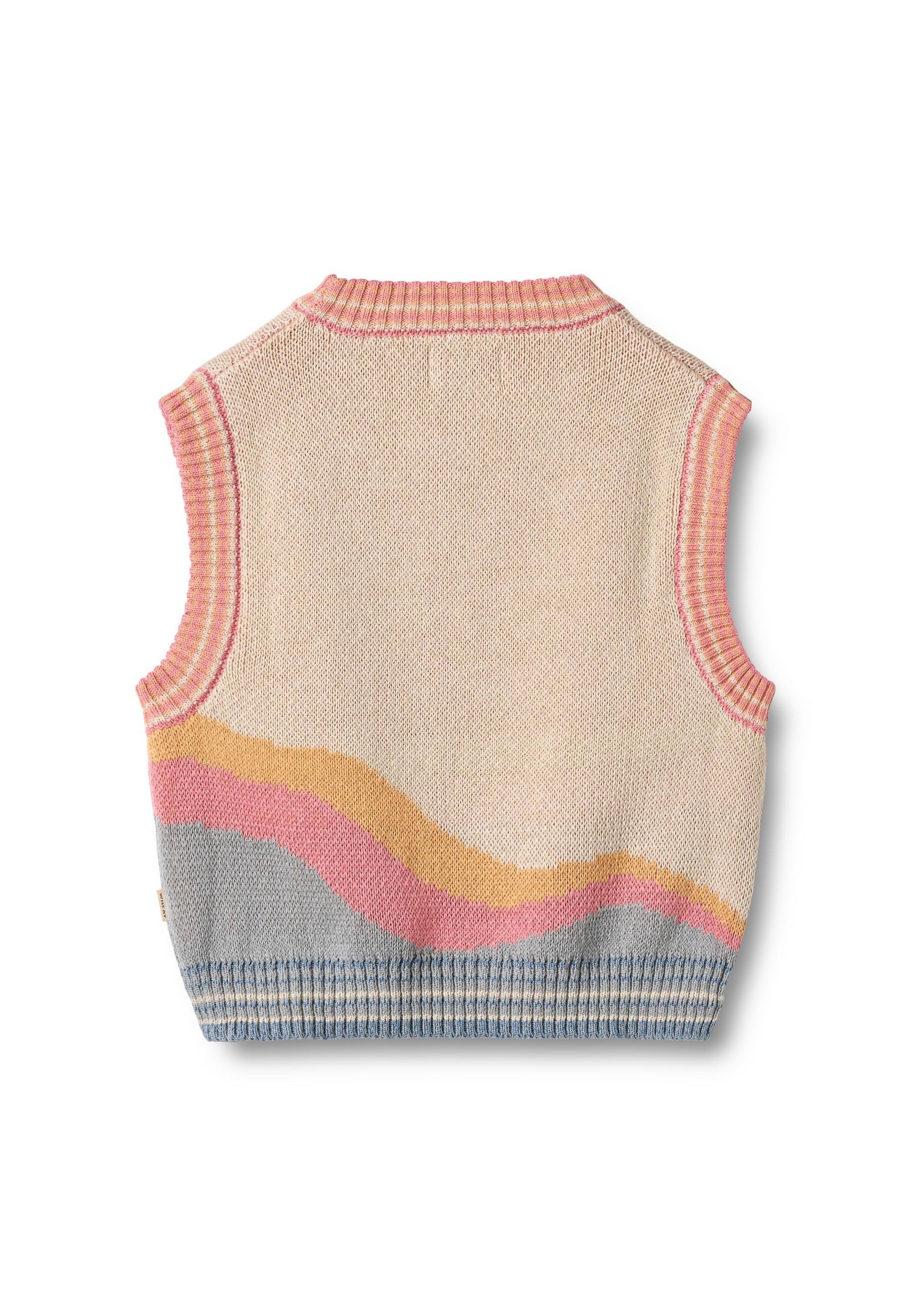 WHEAT Rundhalspullover »WHEAT Jaquard Vest Maria« 1