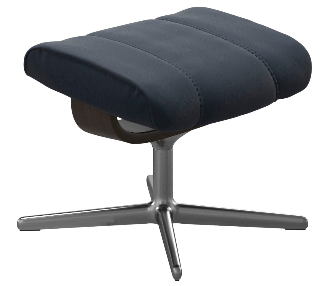 Stressless Fußhocker "Consul", mit Cross Base, Größe S, M & L, Holzakzent Wenge