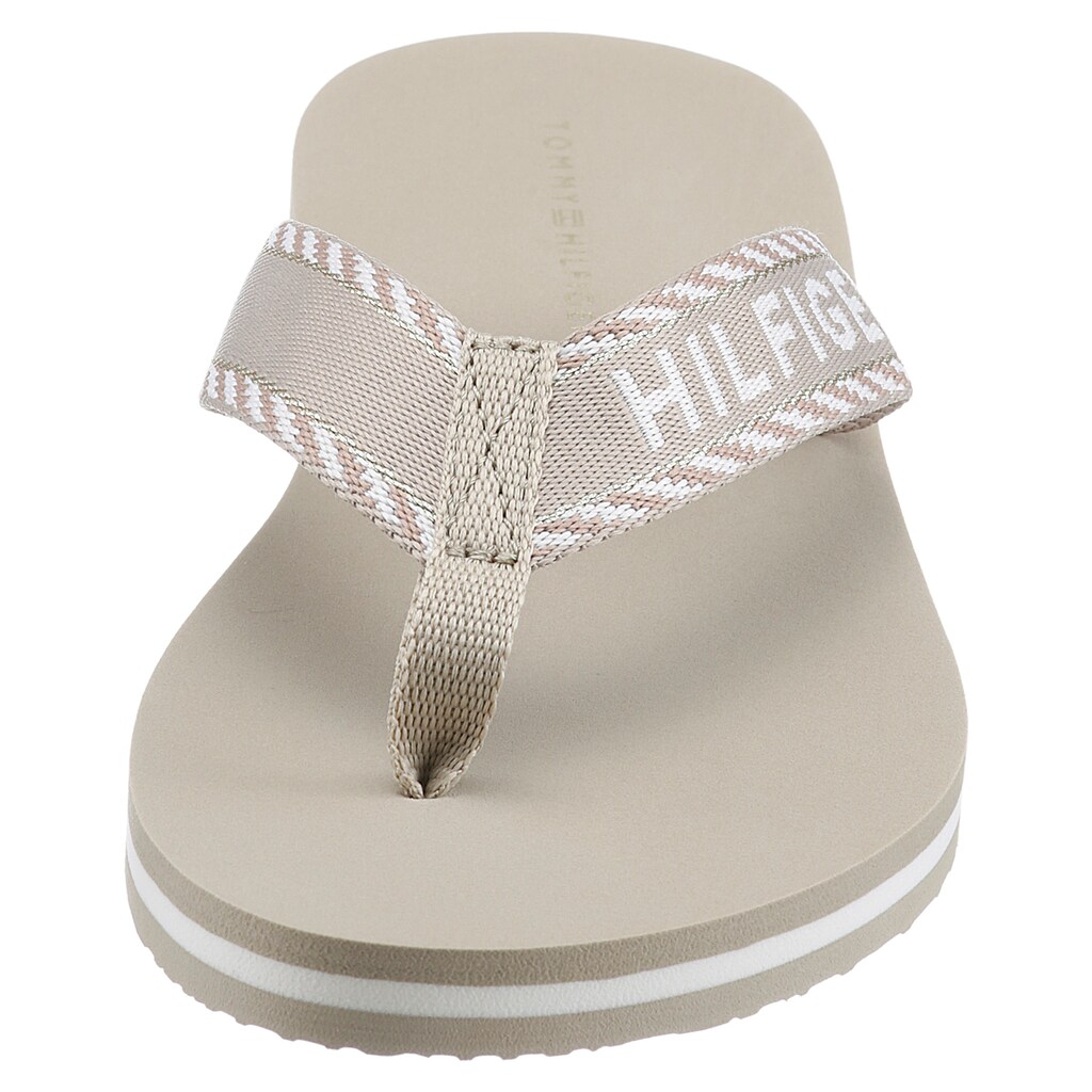 Tommy Hilfiger Zehentrenner »TOMMY WEBBING SANDAL«