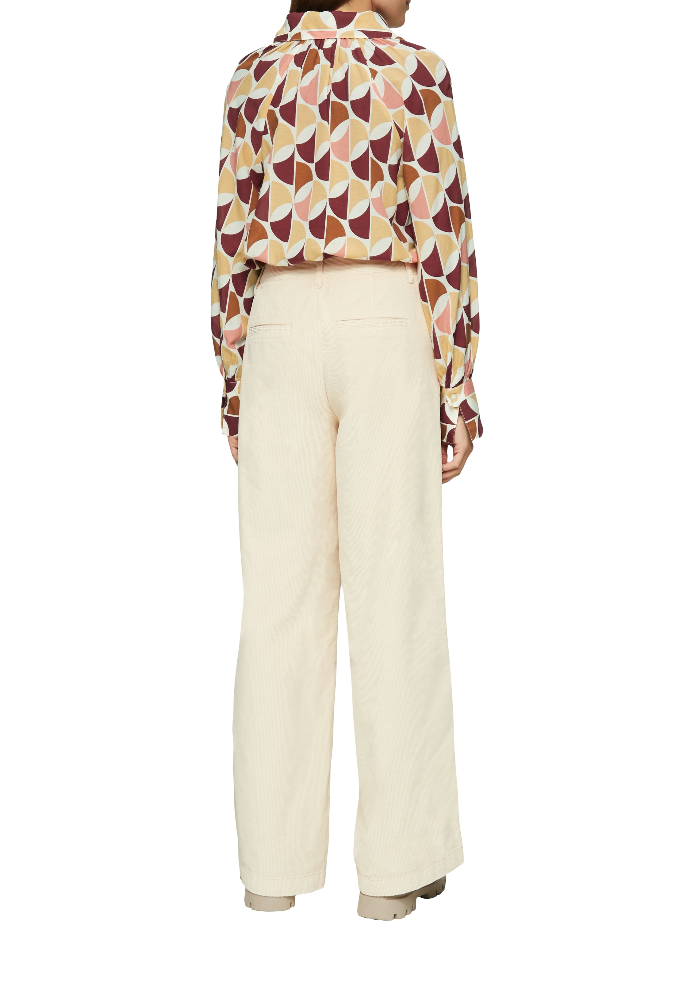 s.Oliver Langarmbluse mit All-Over Muster