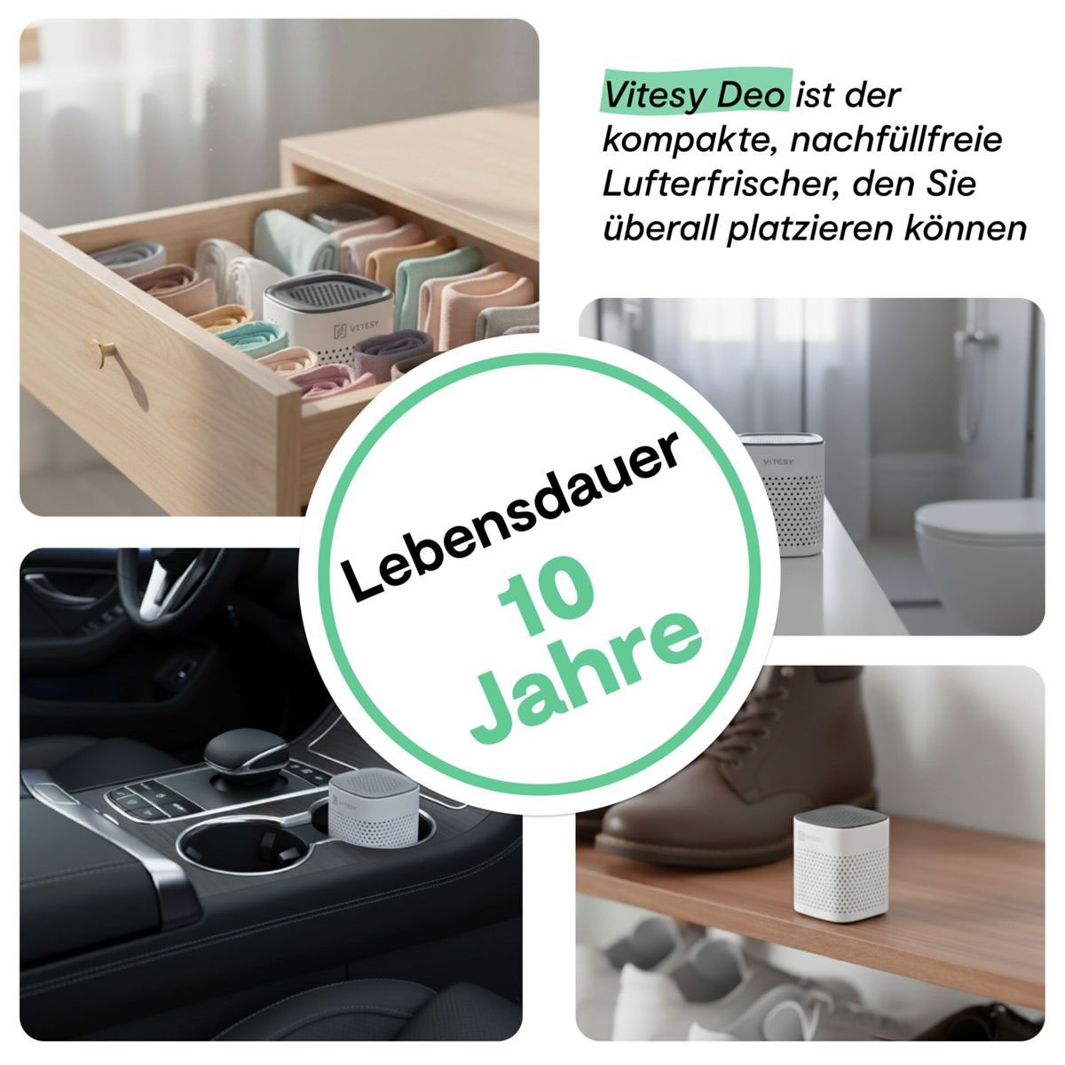Vitesy Luftreiniger »DEO Geruchsneutralisierer« ozonfreie Luftreinigungstechnologie