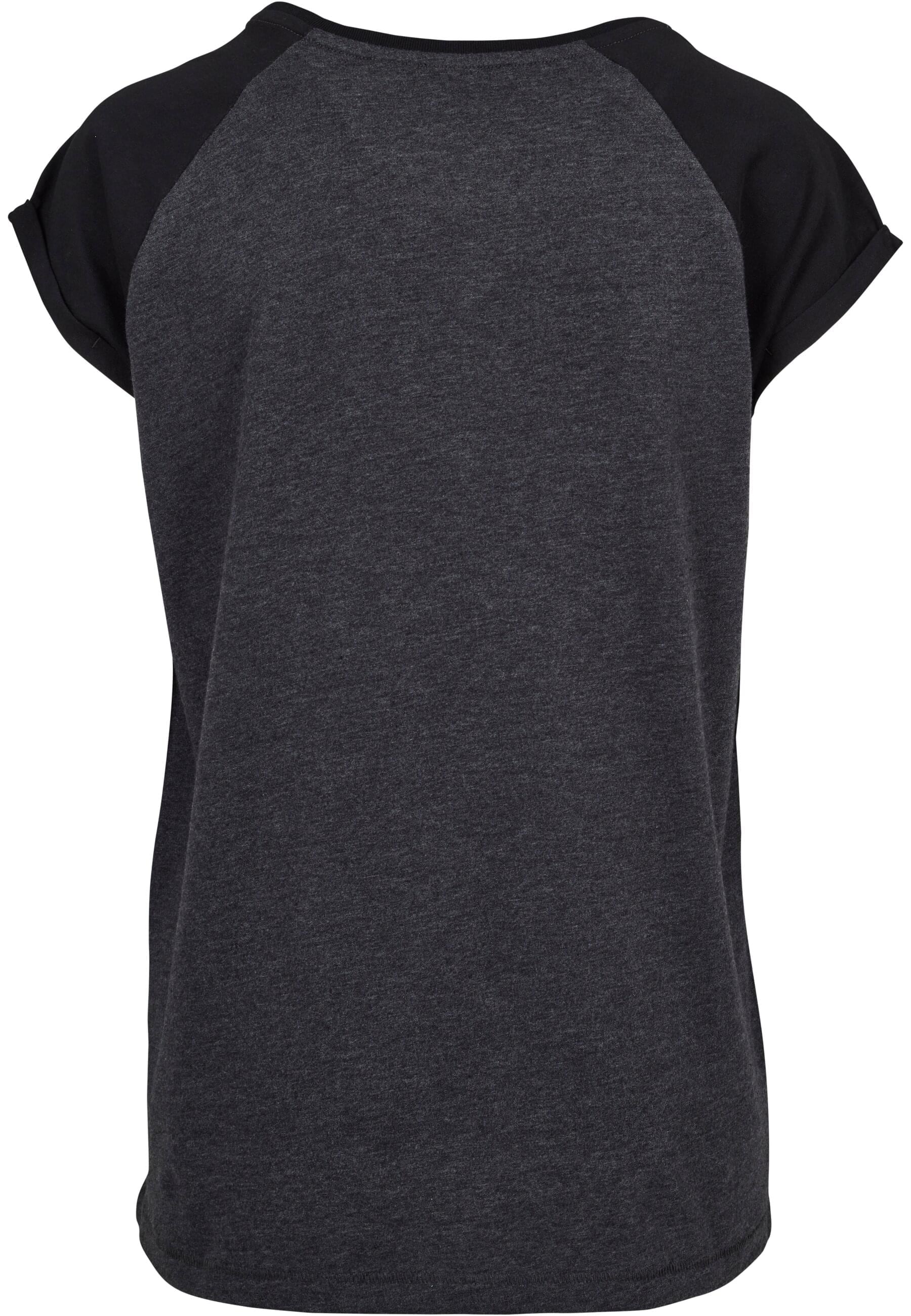 URBAN CLASSICS Kurzarmshirt "Urban Classics Damen Ladies Contrast Raglan Te günstig online kaufen