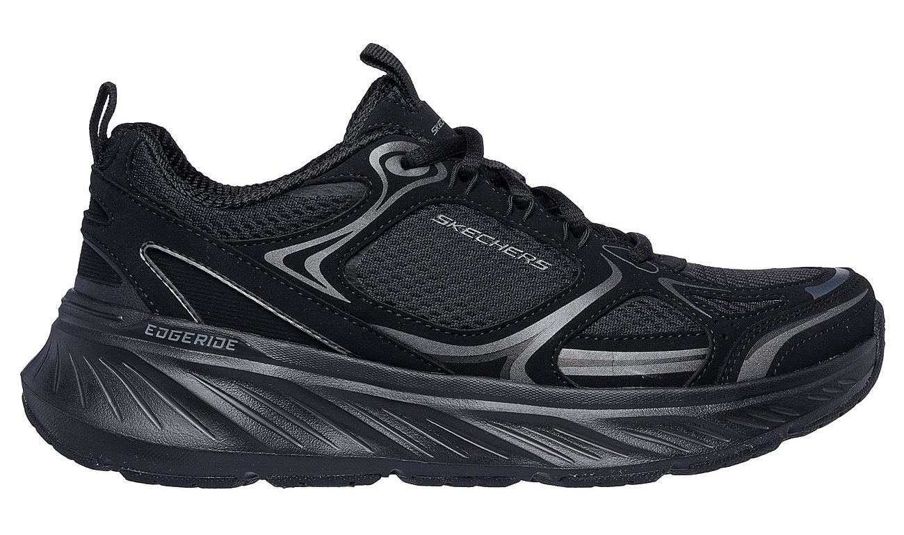 Skechers Sneaker »EDGERIDE-SILVER ECLIPSE«, Retro Sneaker, Schnürschuh mit Metallic-Besätzen