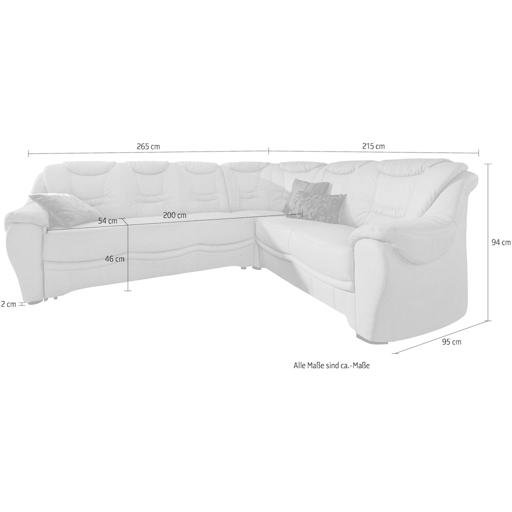 sit&more Ecksofa »Benson L-Form«