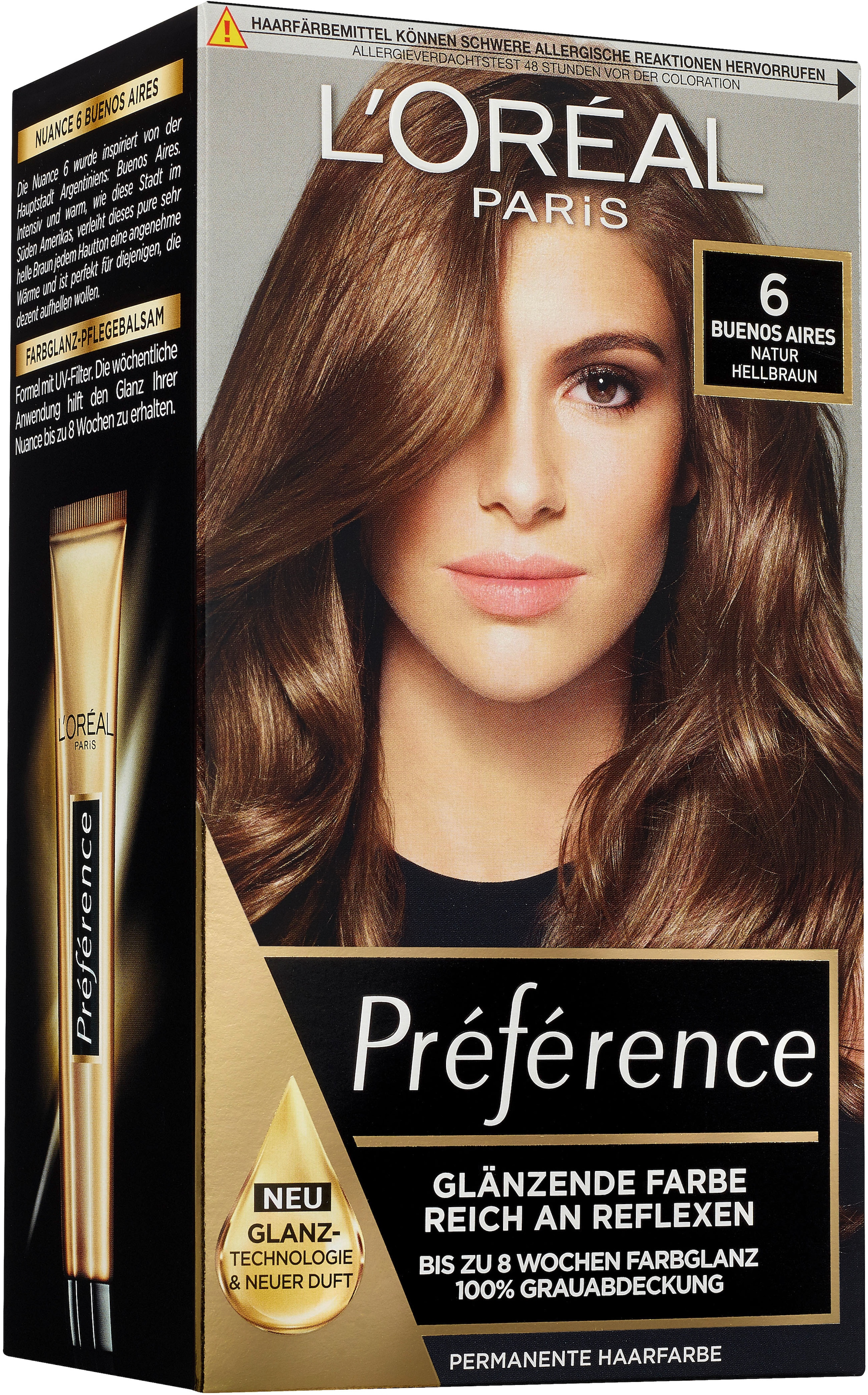 L'ORÉAL PARIS Coloration »L'Oréal Paris Préférence«, (Packung, 3 tlg.)