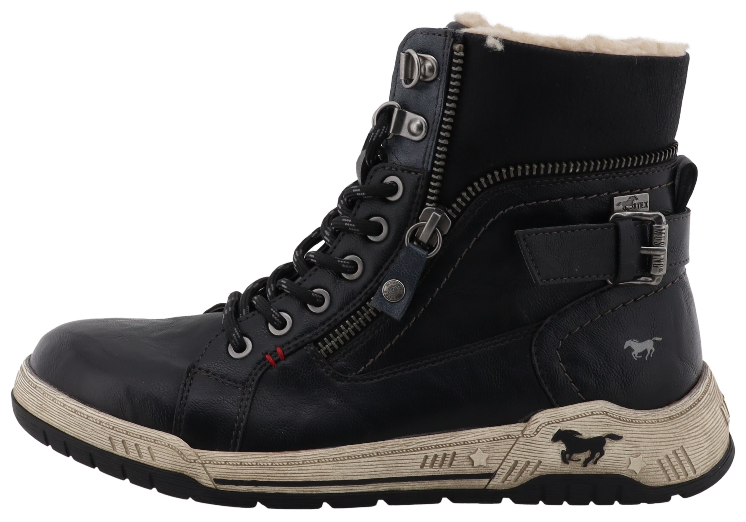 Mustang Shoes Winterboots »Ihana«  High Top Sneaker, Winterboots mit Warmfutter und TEX