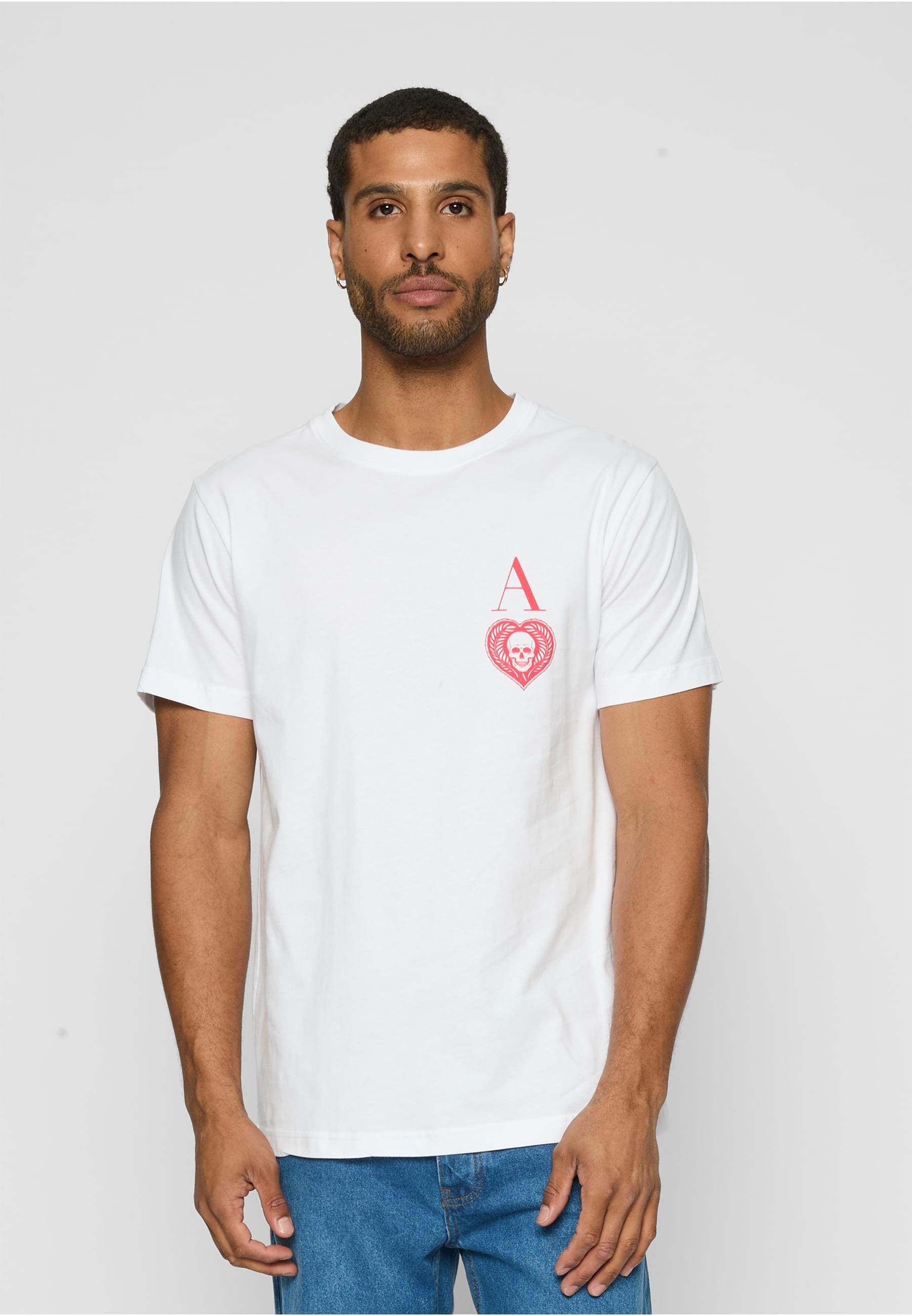MisterTee T-Shirt »MisterTee Herren Skull Heart Tee«, (1 tlg.)