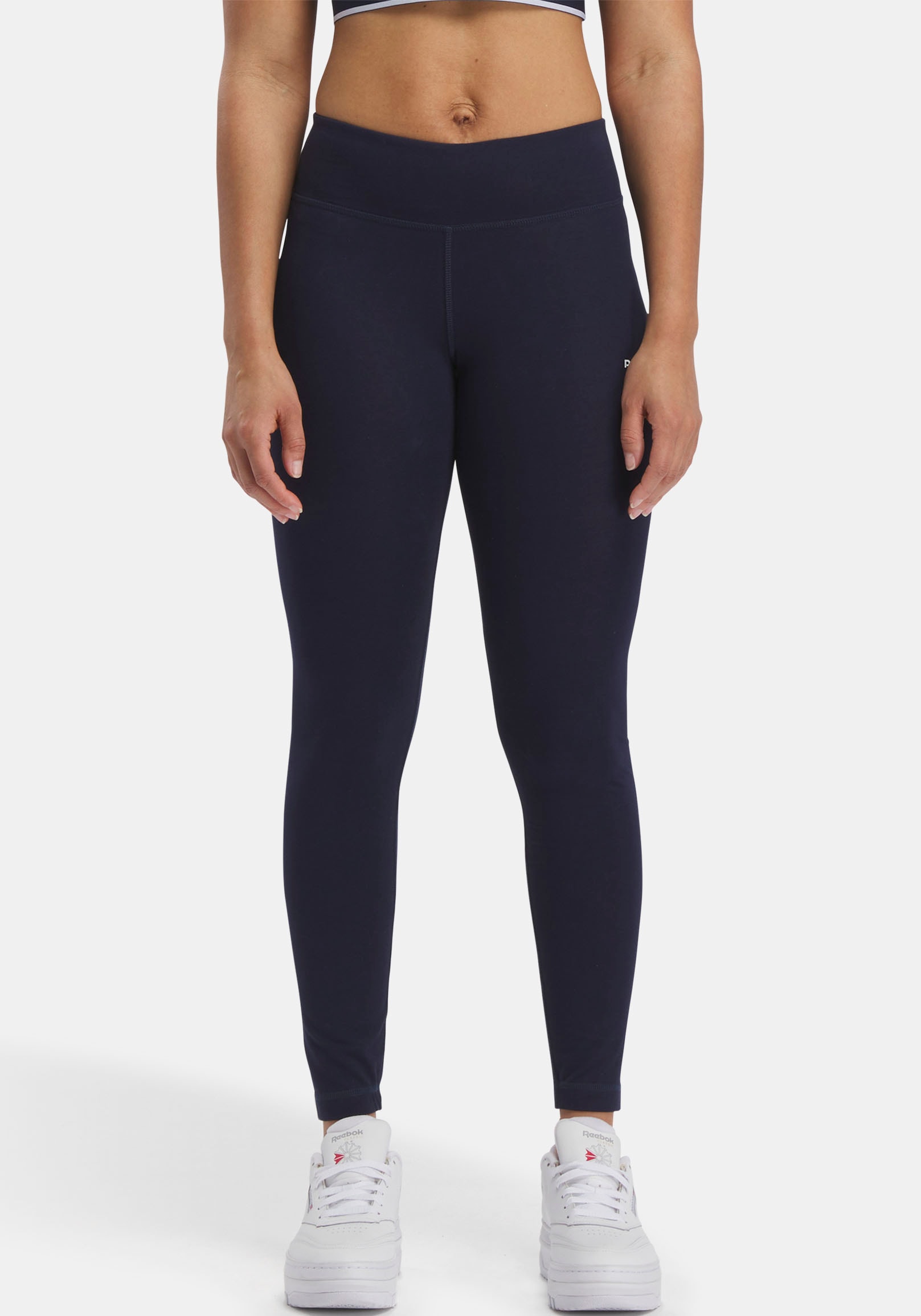 Reebok Trainingstights »RI SL Cotton Leggin« auf Rechnung bestellen | BAUR