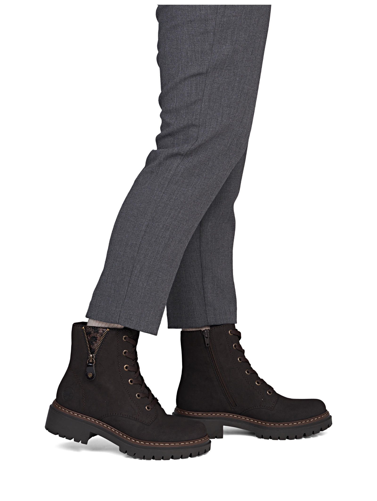 Rieker Schnürstiefelette »Rieker Stiefelette Lederimitat«