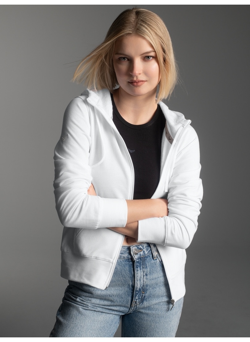 Trigema Sweatjacke "TRIGEMA Kapuzenjacke" 1 Stk. tlg. günstig online kaufen