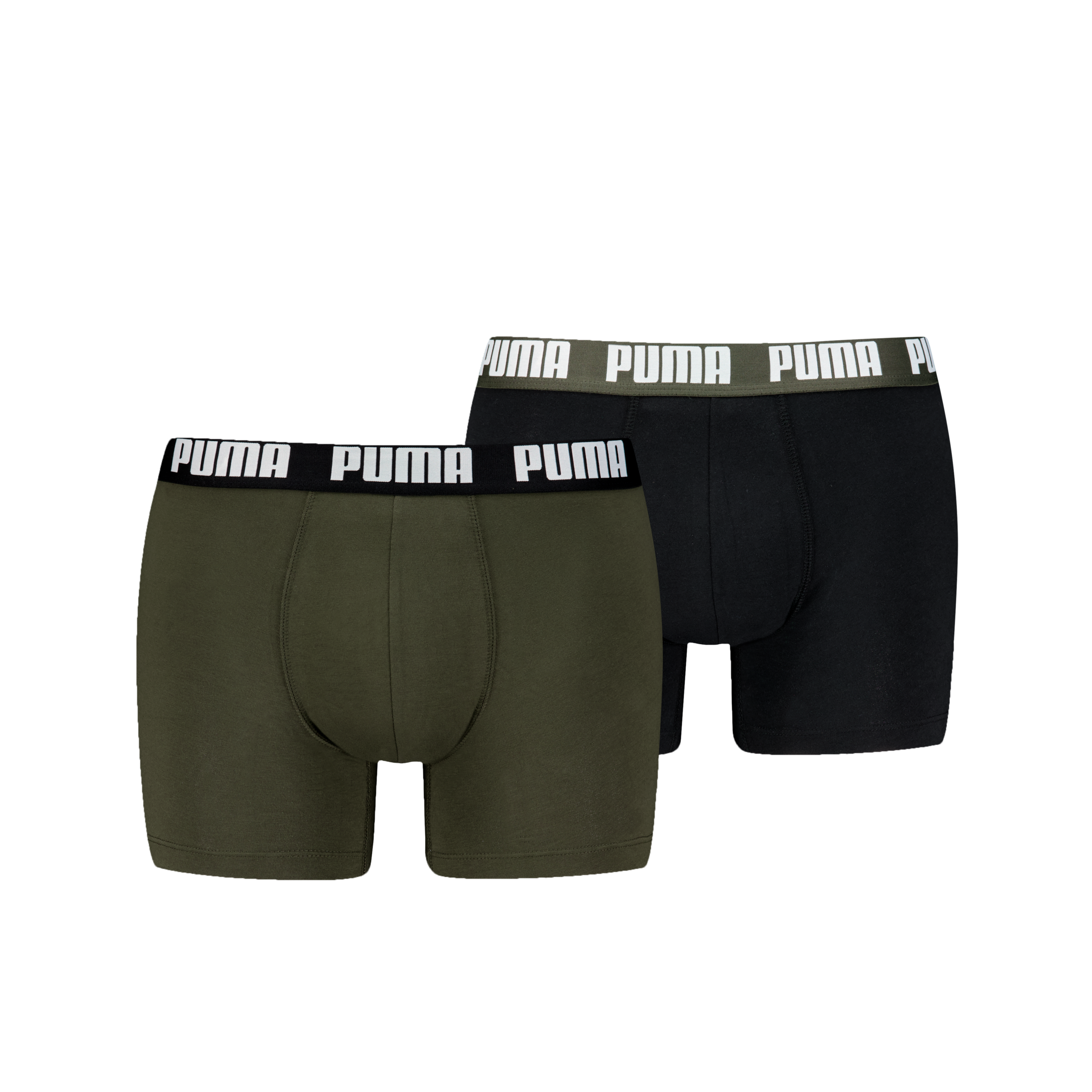 PUMA Boxershorts "PUMA MEN EVERYDAY BASIC BOXERS 2P" mit Logobund
