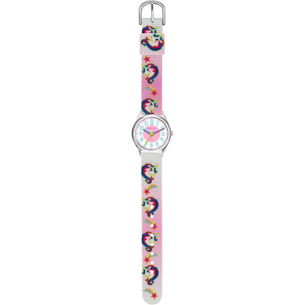 Jacques Farel Quarzuhr »HCC 042«, Armbanduhr, Kinderuhr, Mädchenuhr, Einhorn, ideal auch als Geschenk