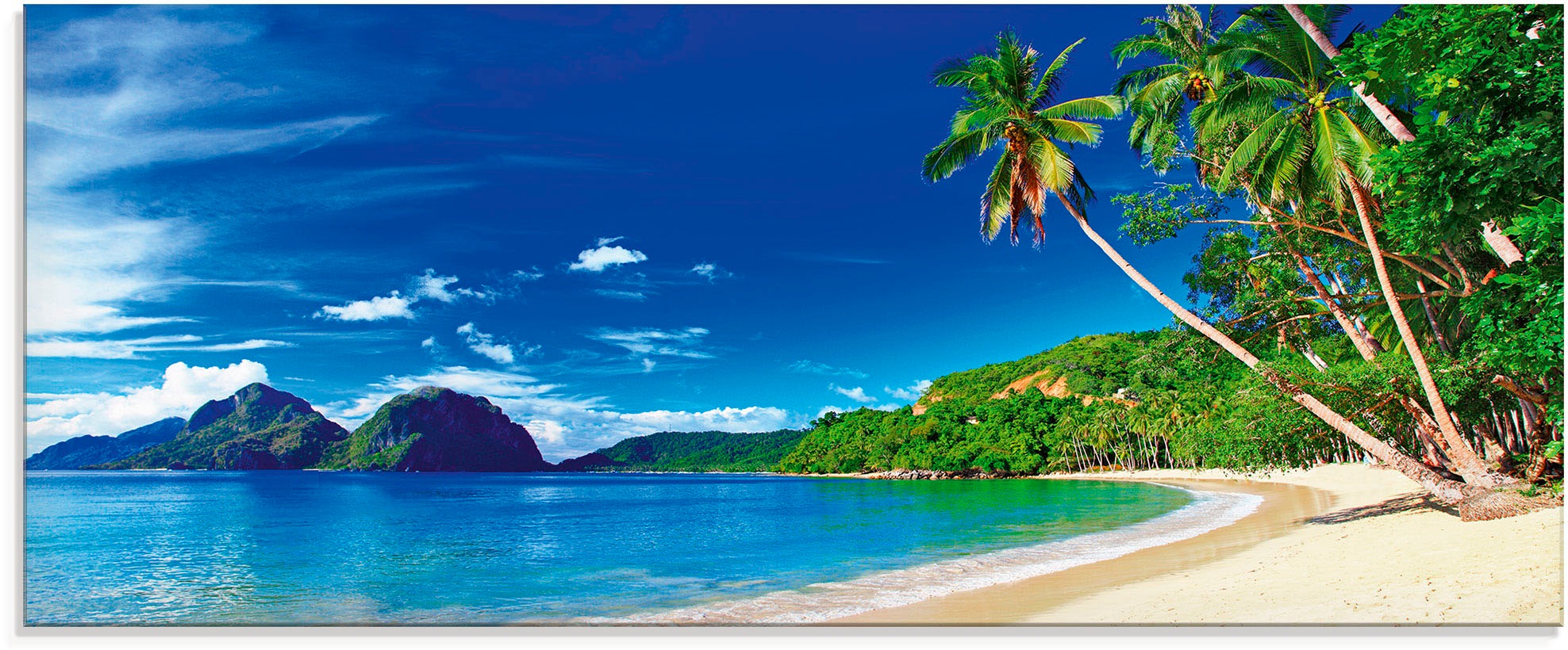 Artland Glasbild "Paradies" Küste 1 Stk. tlg. in verschiedenen Größen günstig online kaufen