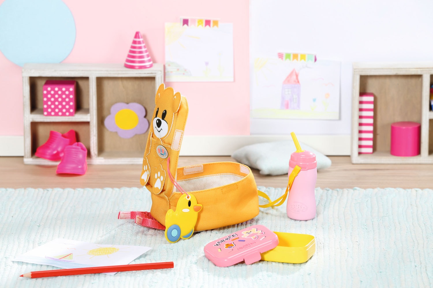 Baby Born Puppen Rucksack »Kindergarten Rucksack«, (Set)