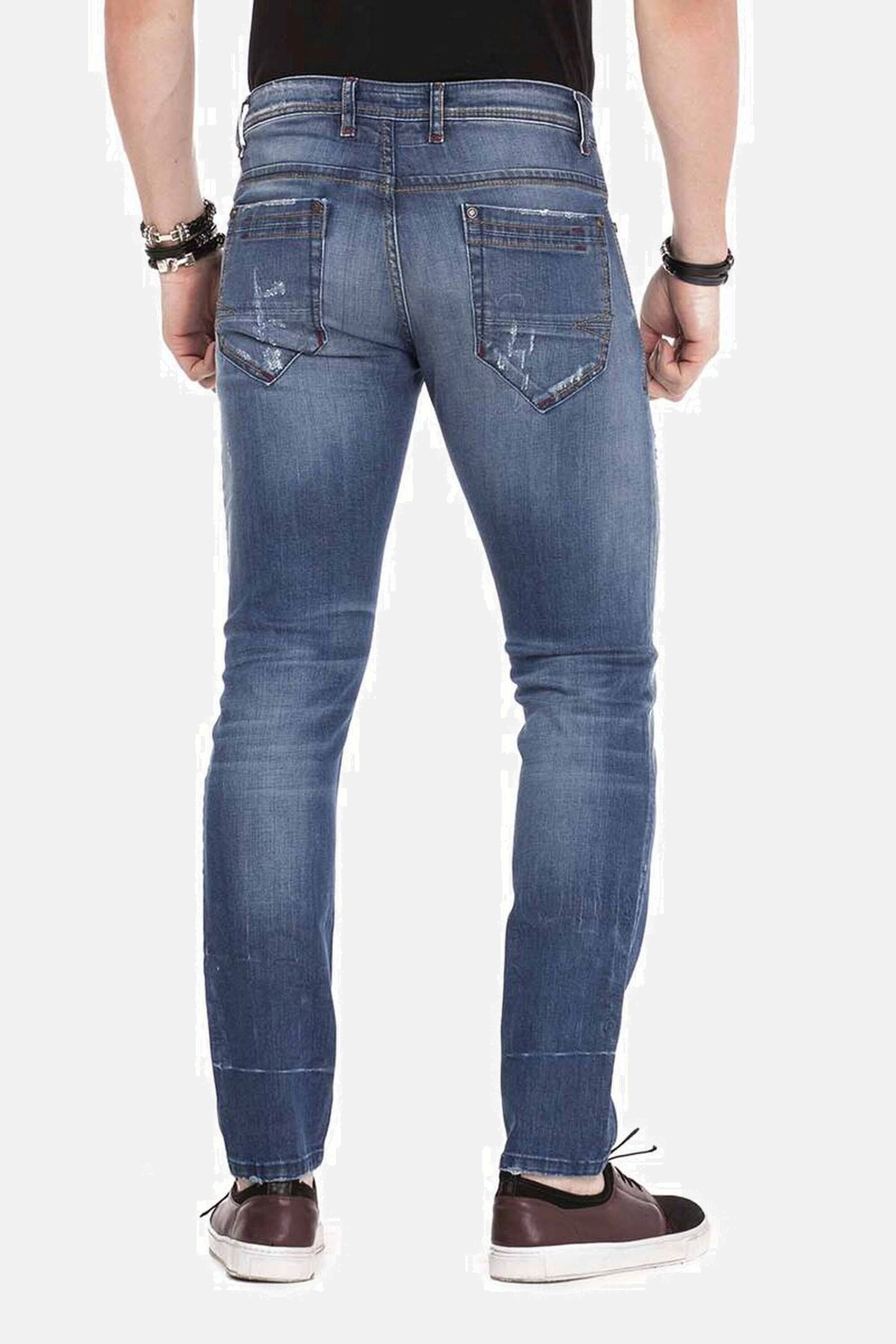 Cipo & Baxx Slim-fit-Jeans »Jeans«, im Destroyed-Look, CD-475