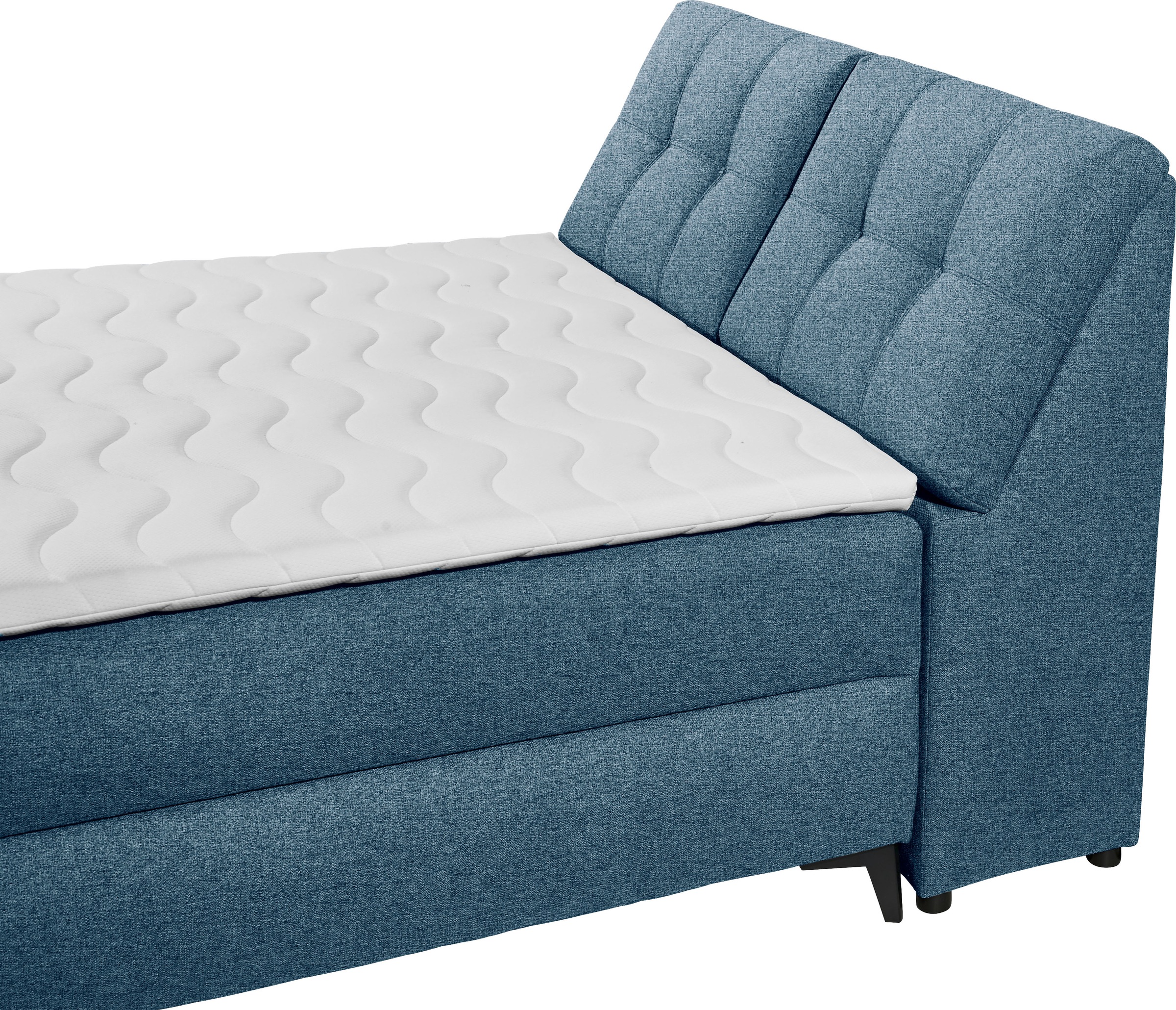 ED EXCITING DESIGN Boxbett »Atlantis«, mit Bettkasten und Stauraum im Kopfteil