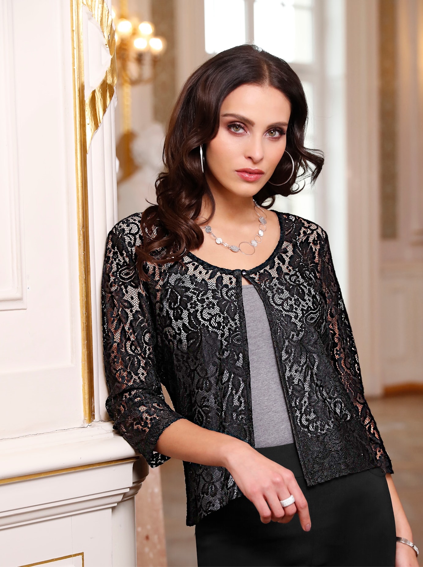 Lady Shirtjacke "Shirtjacke" 1 Stk. tlg. günstig online kaufen