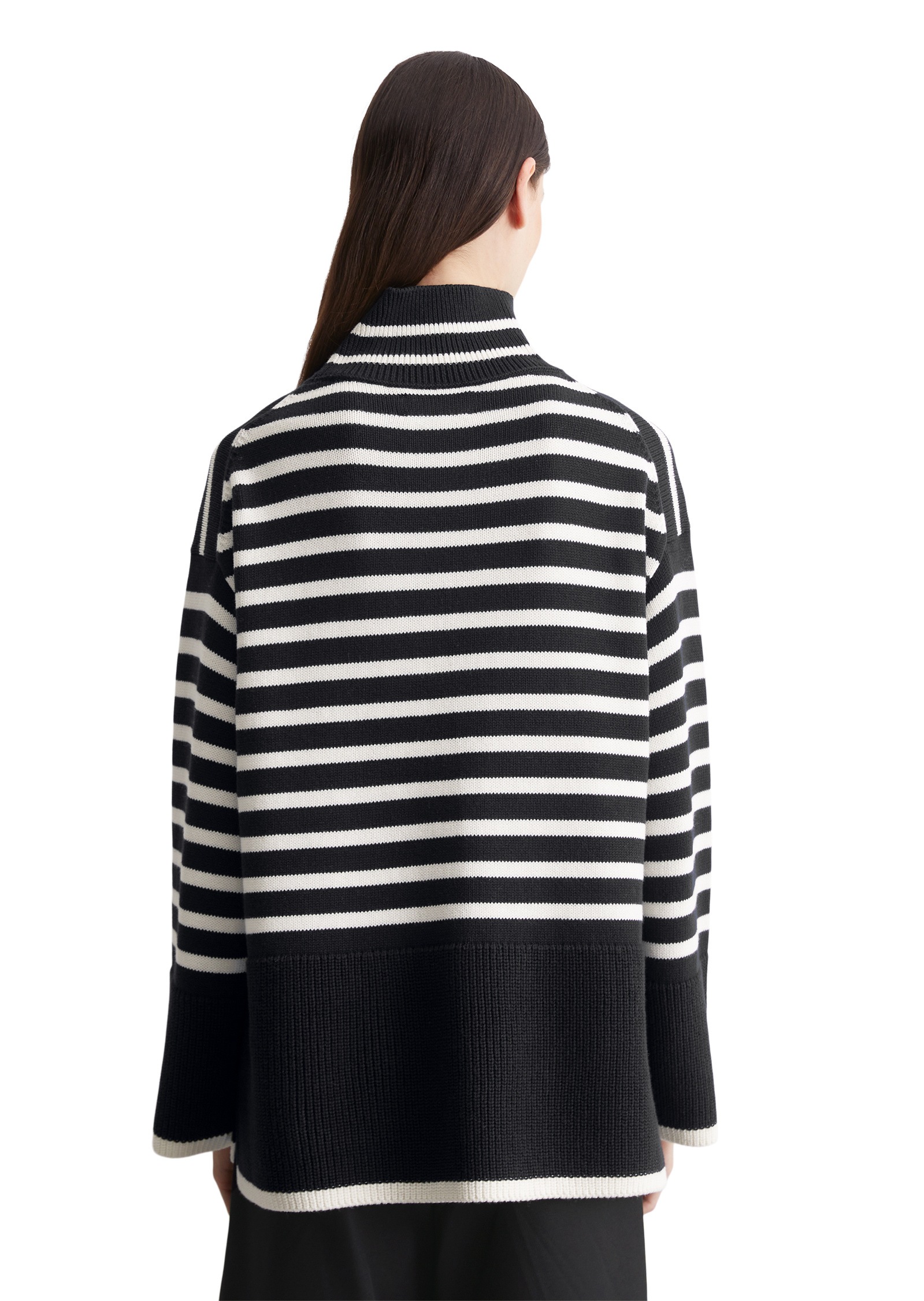 Marc O'Polo Strickpullover »mit Streifen-Dessin«