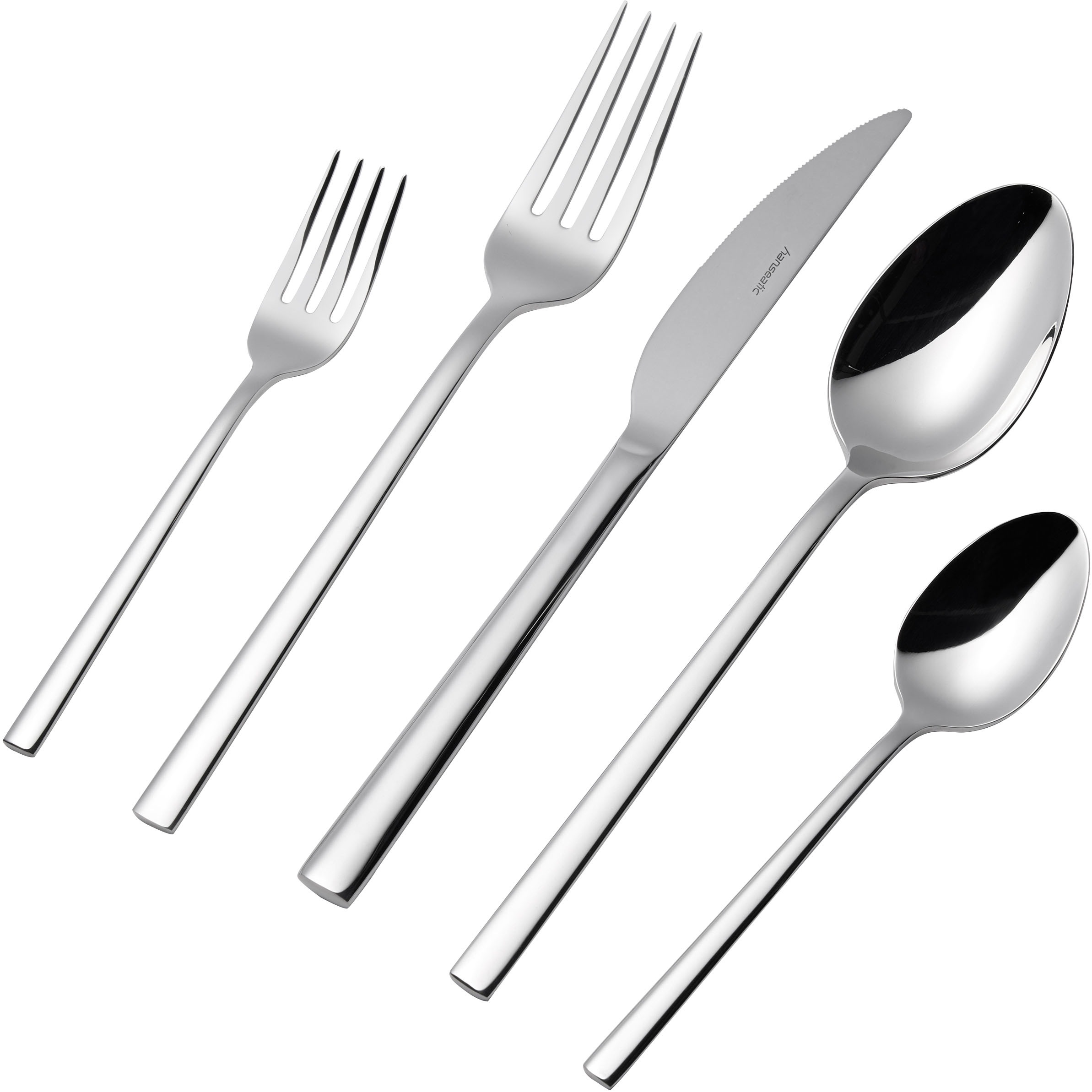Hanseatic Besteck-Set "SMART, glänzend" leichtes und minimalistisches Desig günstig online kaufen