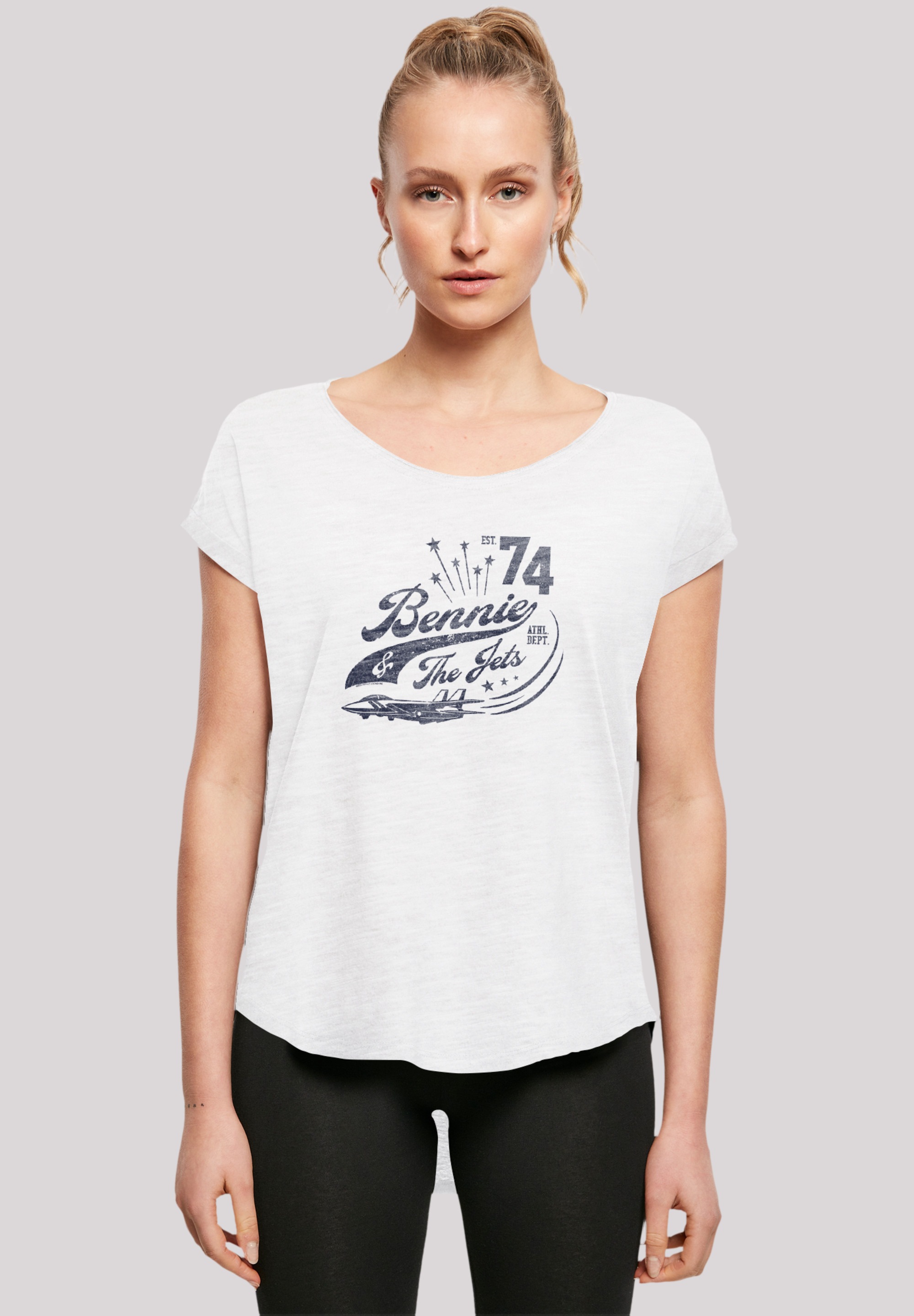 F4NT4STIC T-Shirt "Elton John Bennie And The Jets", Musik, Band, Logo günstig online kaufen