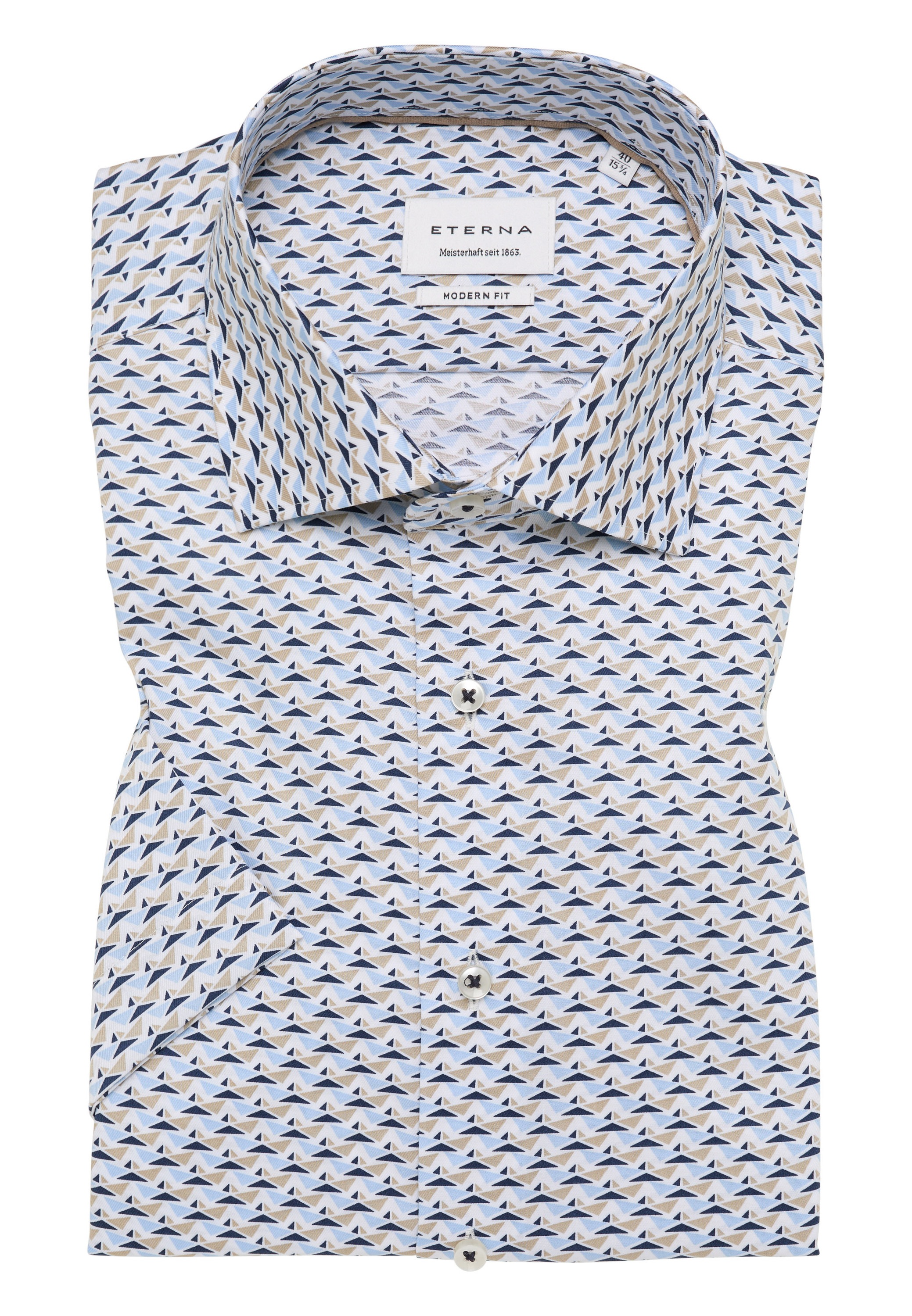 Eterna Kurzarmhemd »MODERN FIT« NON IRON (bügelfrei)