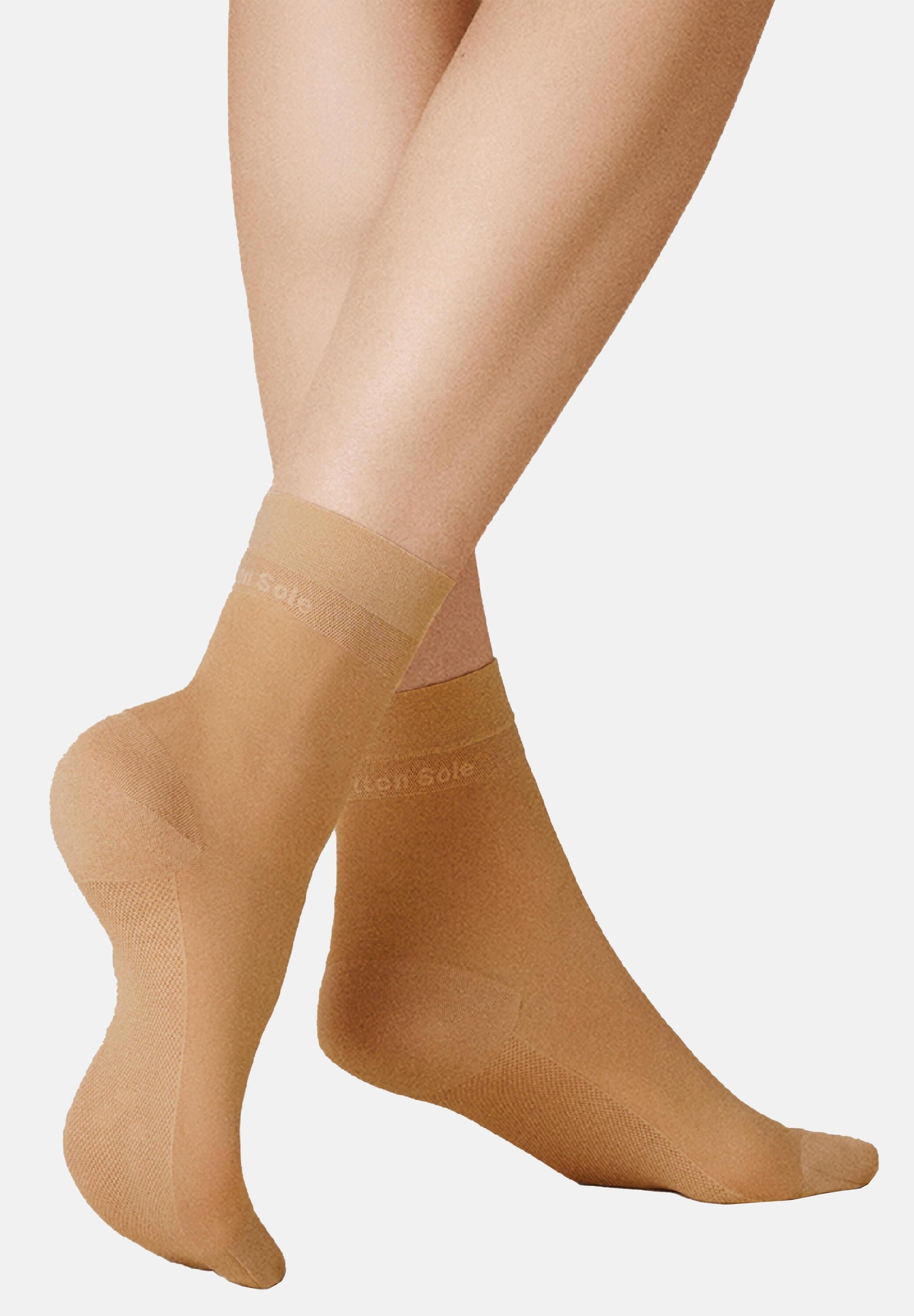 KUNERT Feinsöckchen "Söckchen Cotton Sole 20" günstig online kaufen
