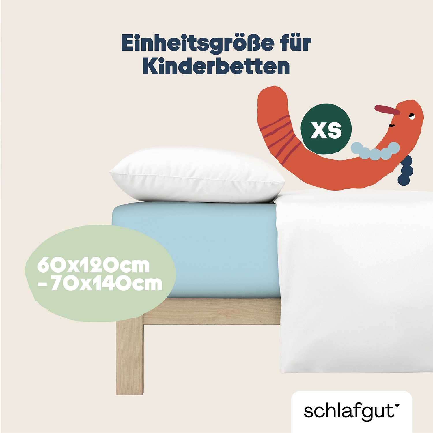 Schlafgut Spannbettlaken »Casual Mini Spannbettlaken«, für Kinder, MADE IN GREEN by OEKO-TEX®