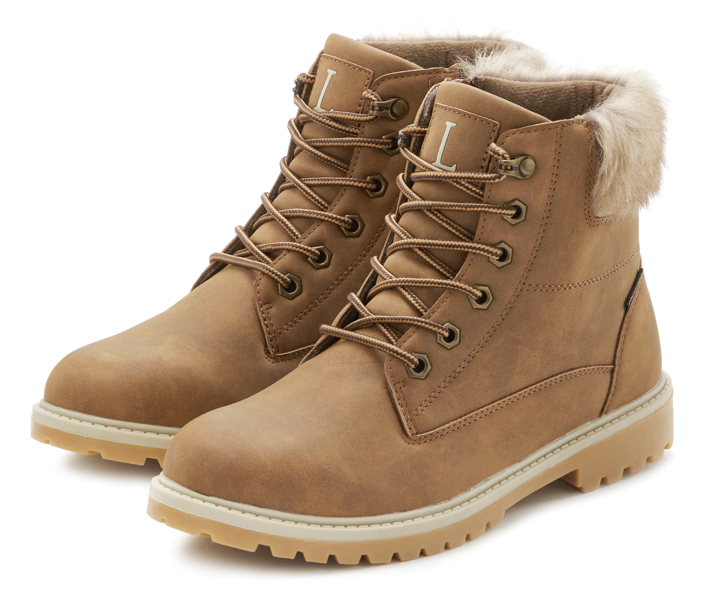 LASCANA Stiefelette "Winterboots, Outdoorstiefel, Winterstiefelette" mit wa günstig online kaufen