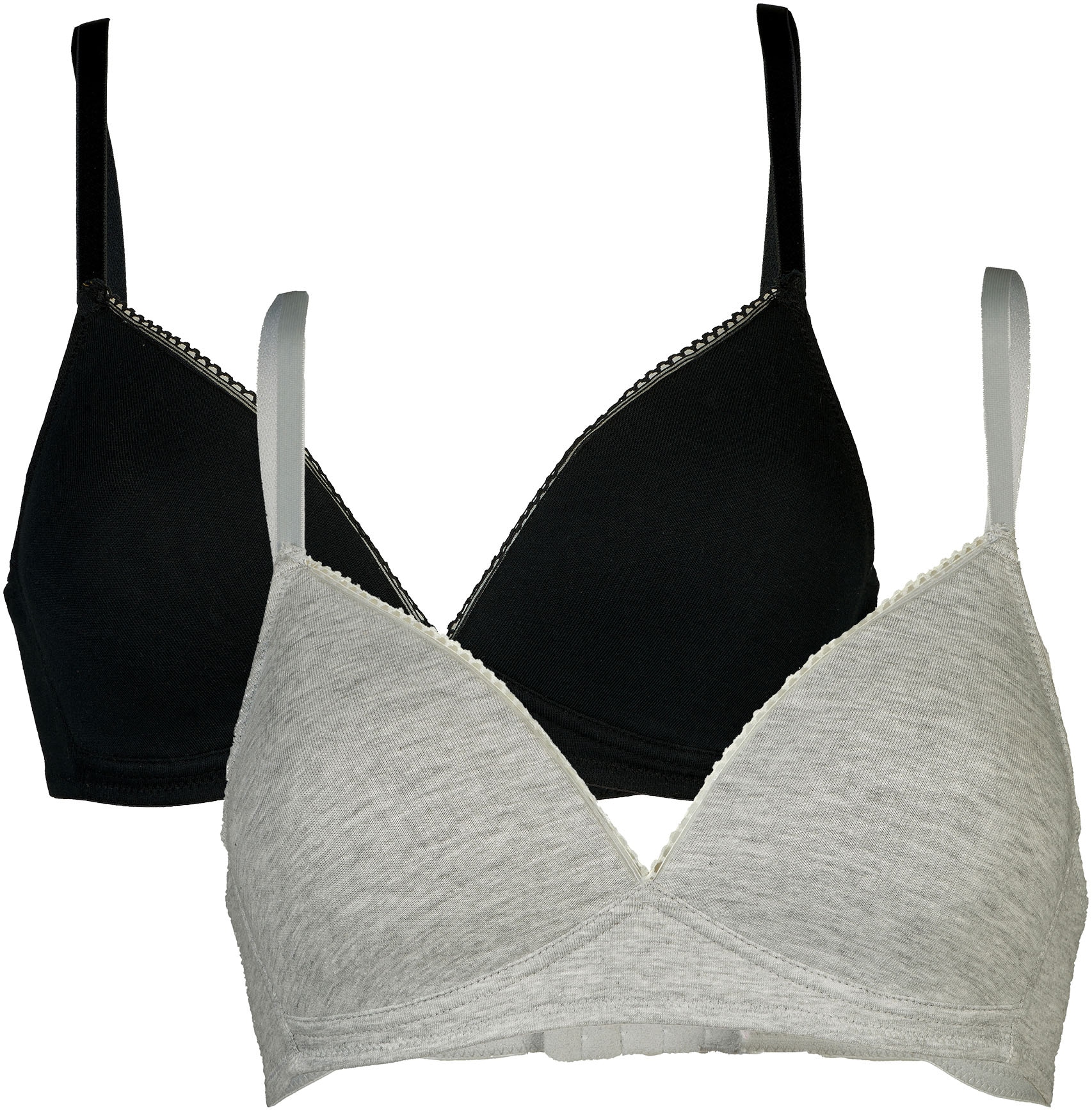 My Basic Soft-BH "padded cotton bra", flache Verarbeitung, wattiert, ohne B günstig online kaufen