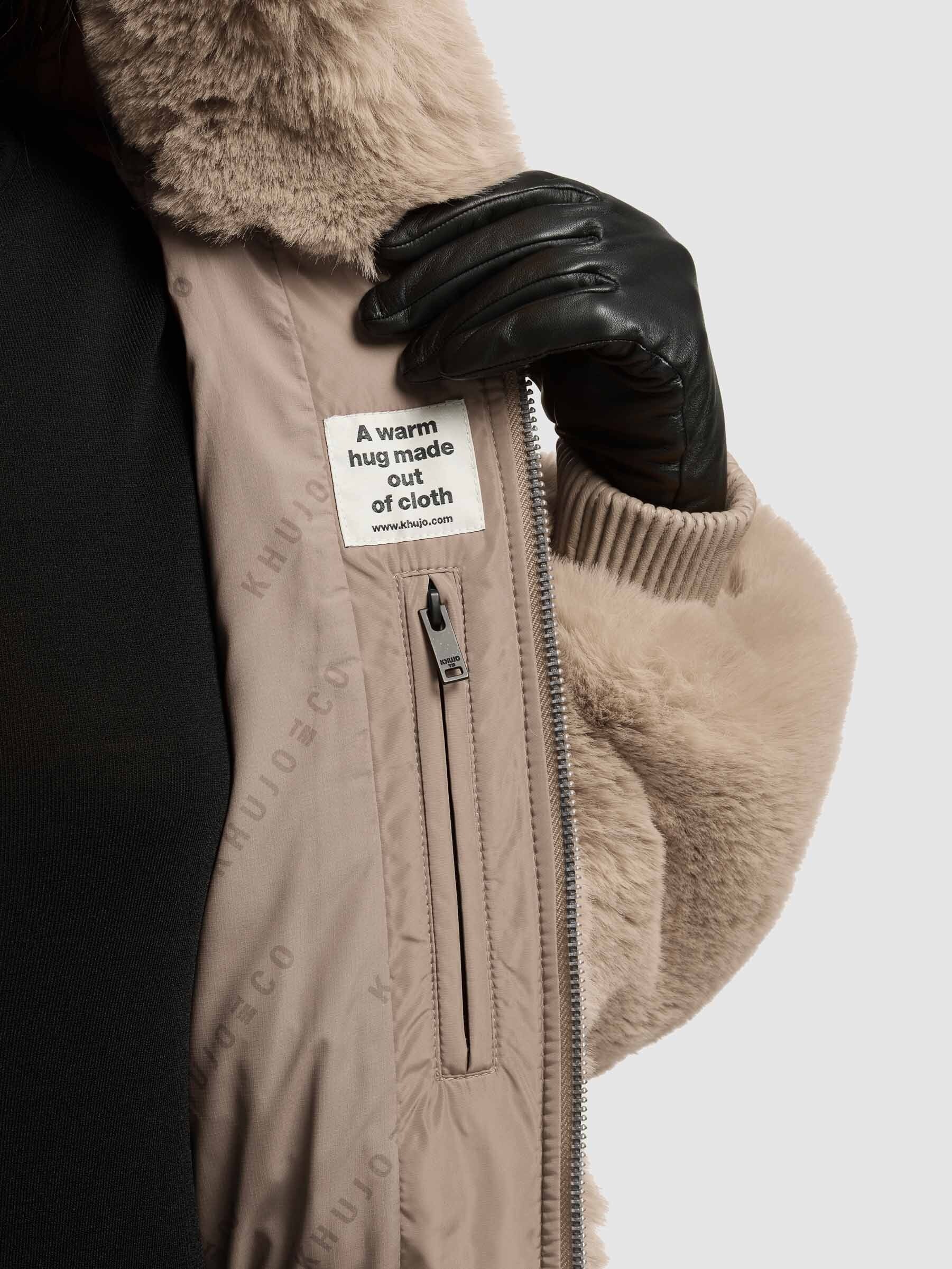 khujo Blouson »KRIS« mit Kapuze