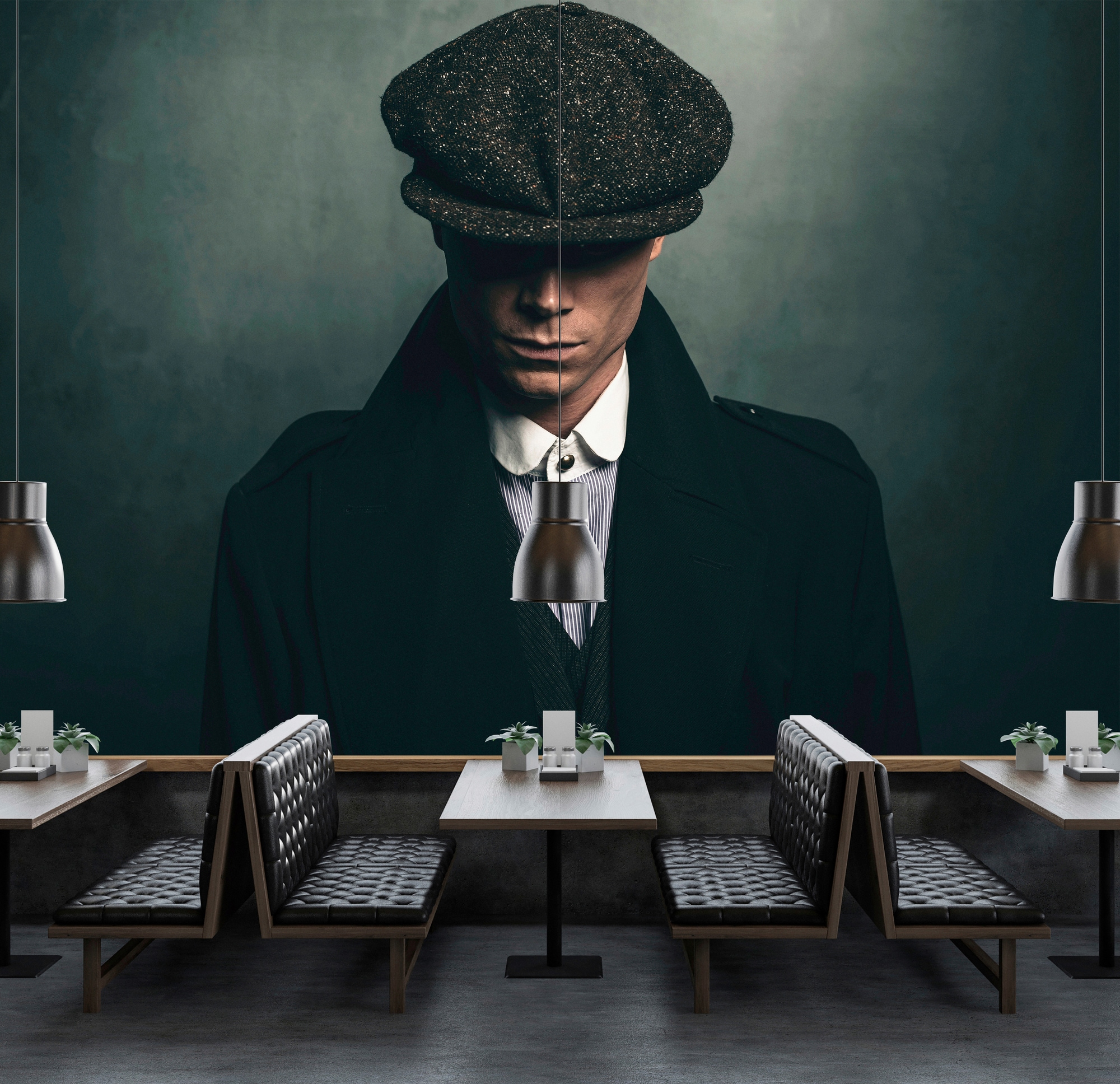 living walls Fototapete »Walls by Patel Roger 1« glatt Vlies, Wand, Schräge