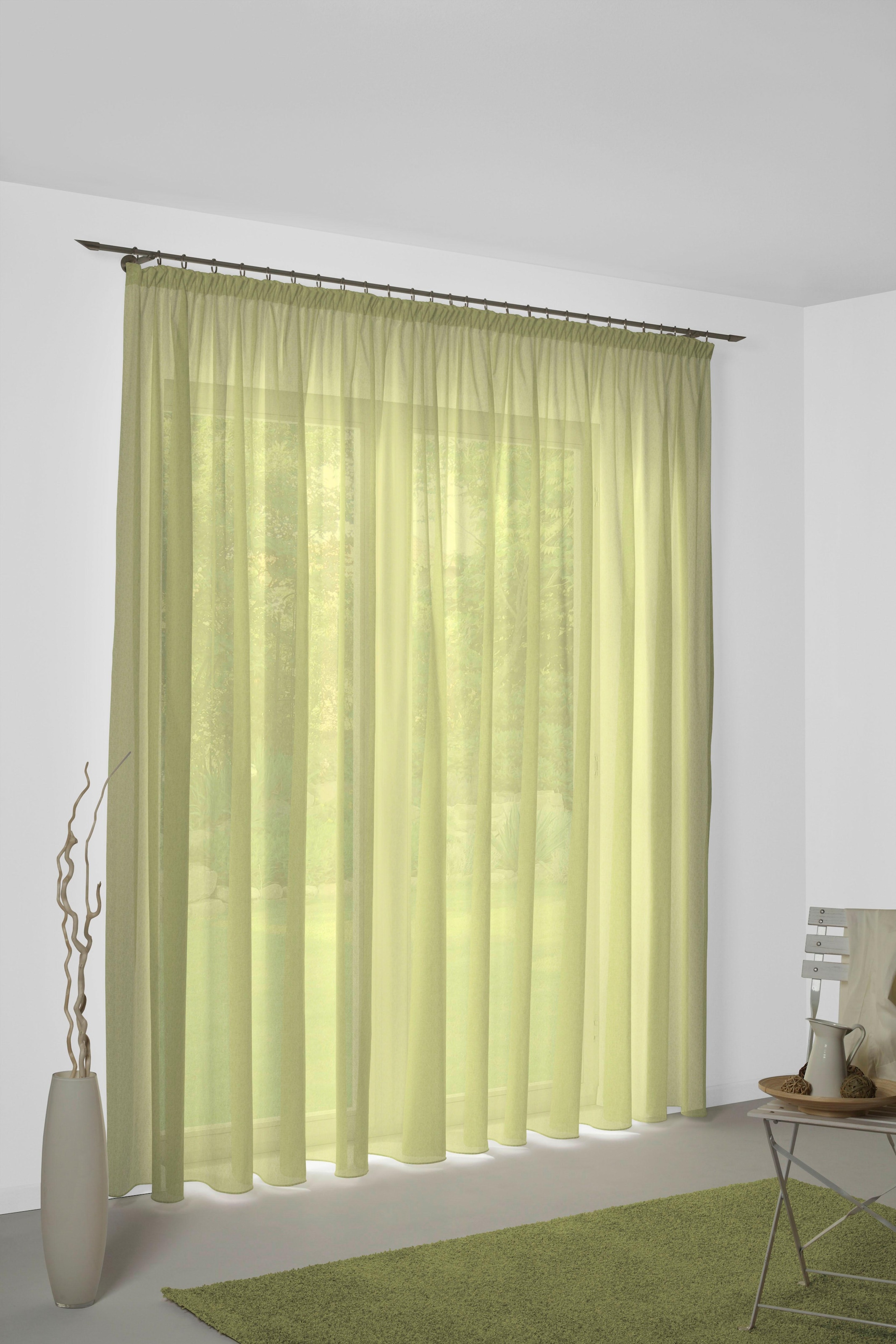 Wirth Vorhang "Sunday" Kräuselband 1 Stk. tlg. günstig online kaufen