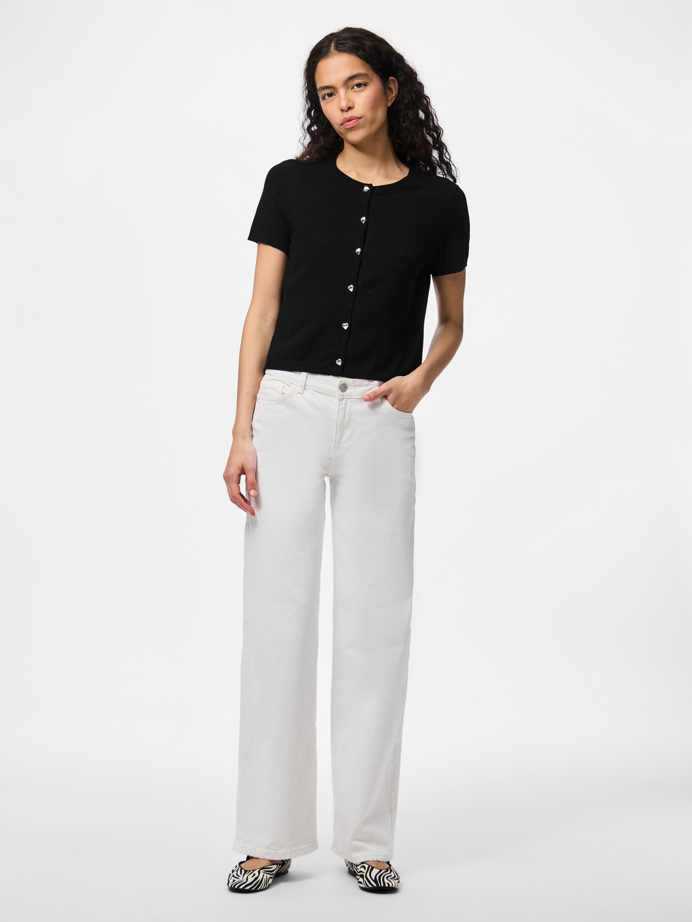 Thumbnail - pieces Strickjacke "PCORINA SS O-NECK KNIT CARDIGAN PW BC"