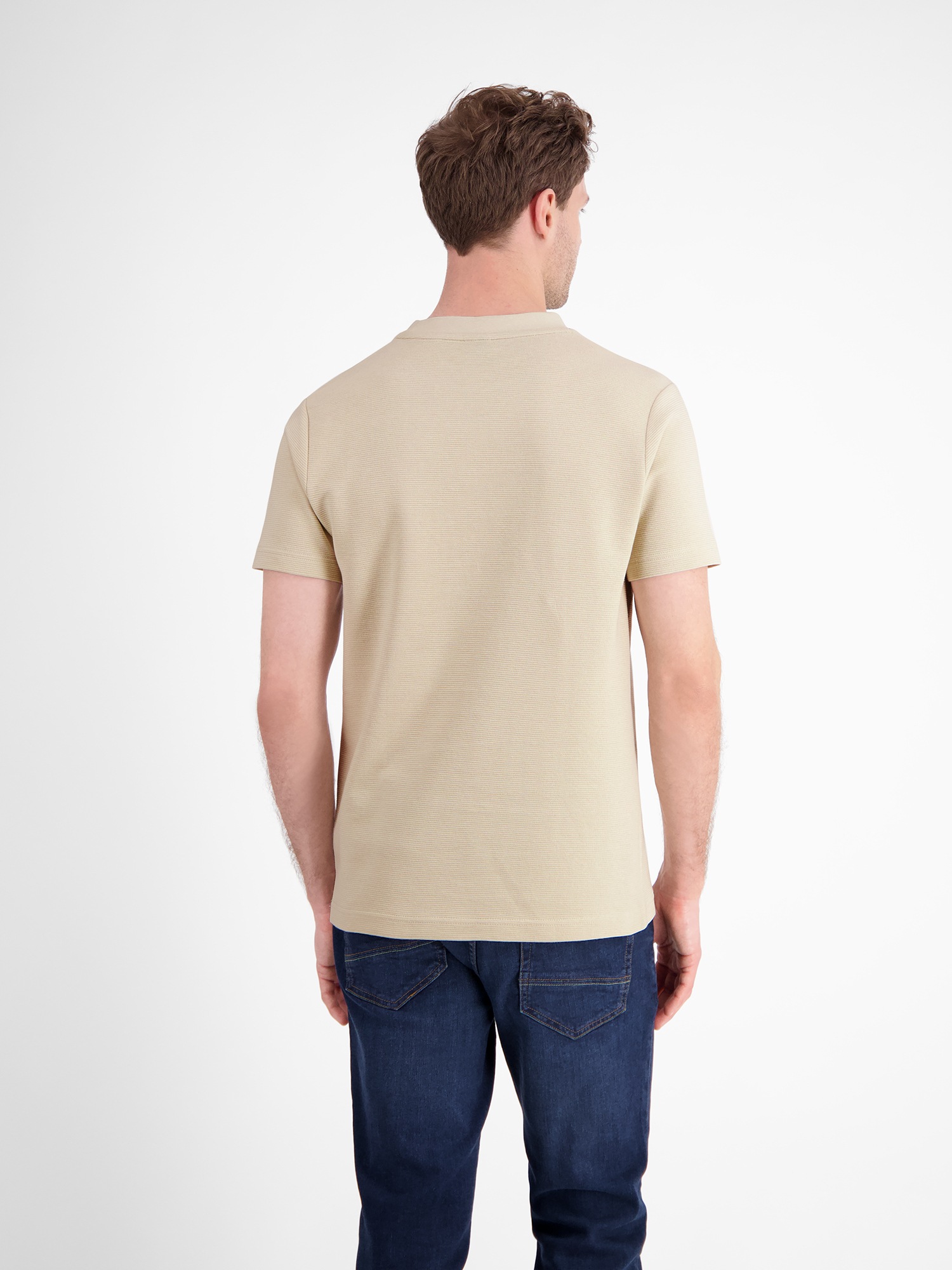 LERROS T-Shirt "LERROS Herren T-Shirt in Strukturqualität" günstig online kaufen
