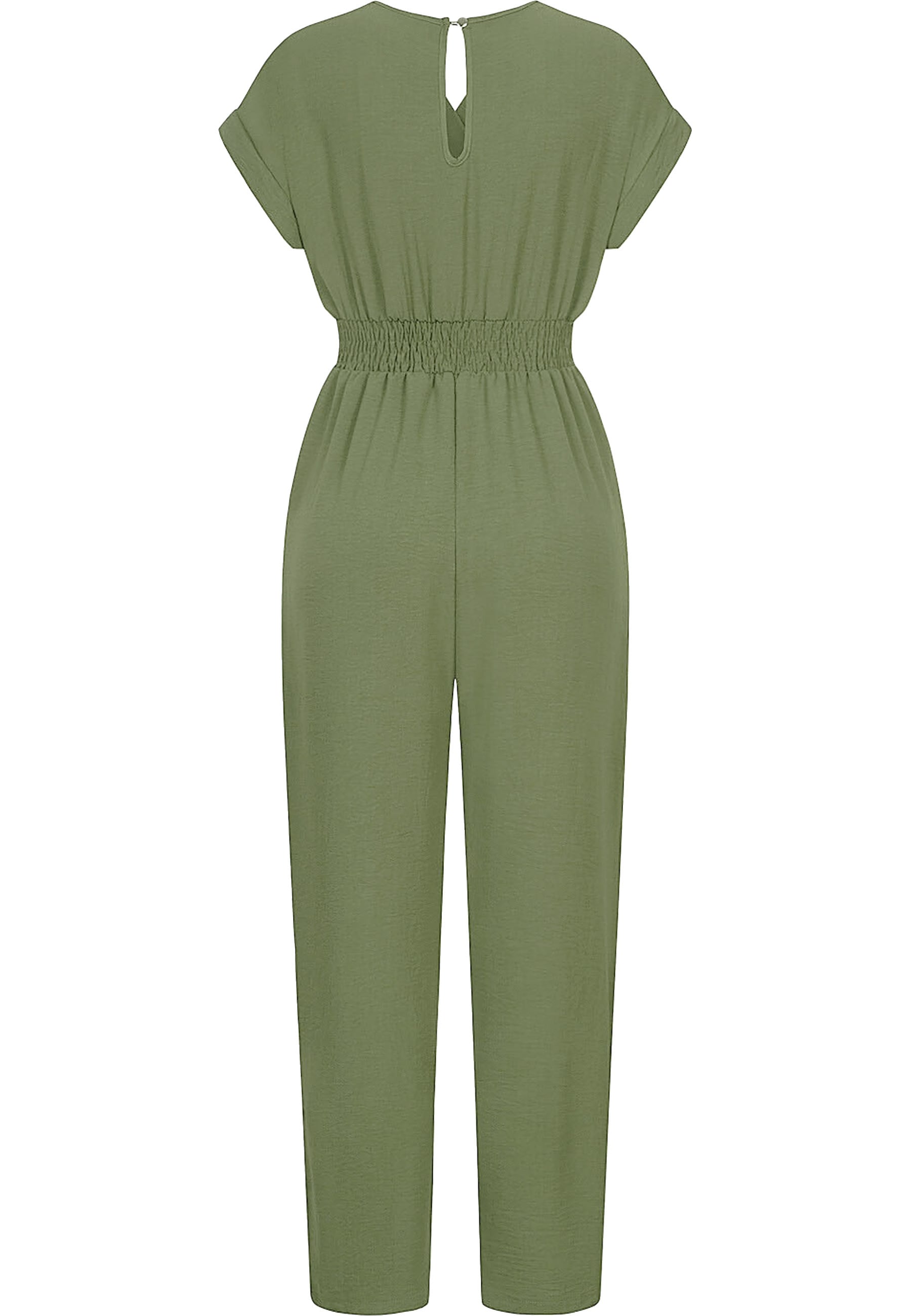 CLOUD 5IVE Jumpsuit »CLOUD 5IVE Jumpsuit in Wickeloptik mit 2-Pockets« 1 Stk.