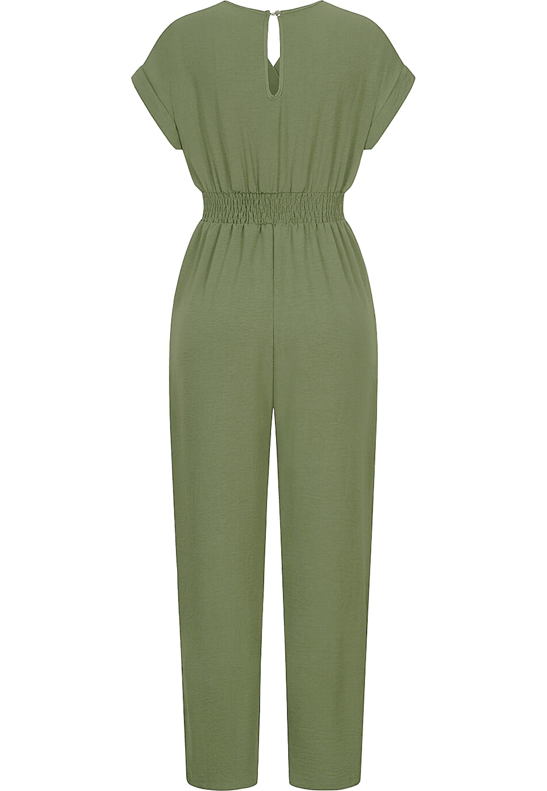 CLOUD 5IVE Jumpsuit "CLOUD 5IVE Jumpsuit in Wickeloptik mit 2-Pockets" 1 St günstig online kaufen