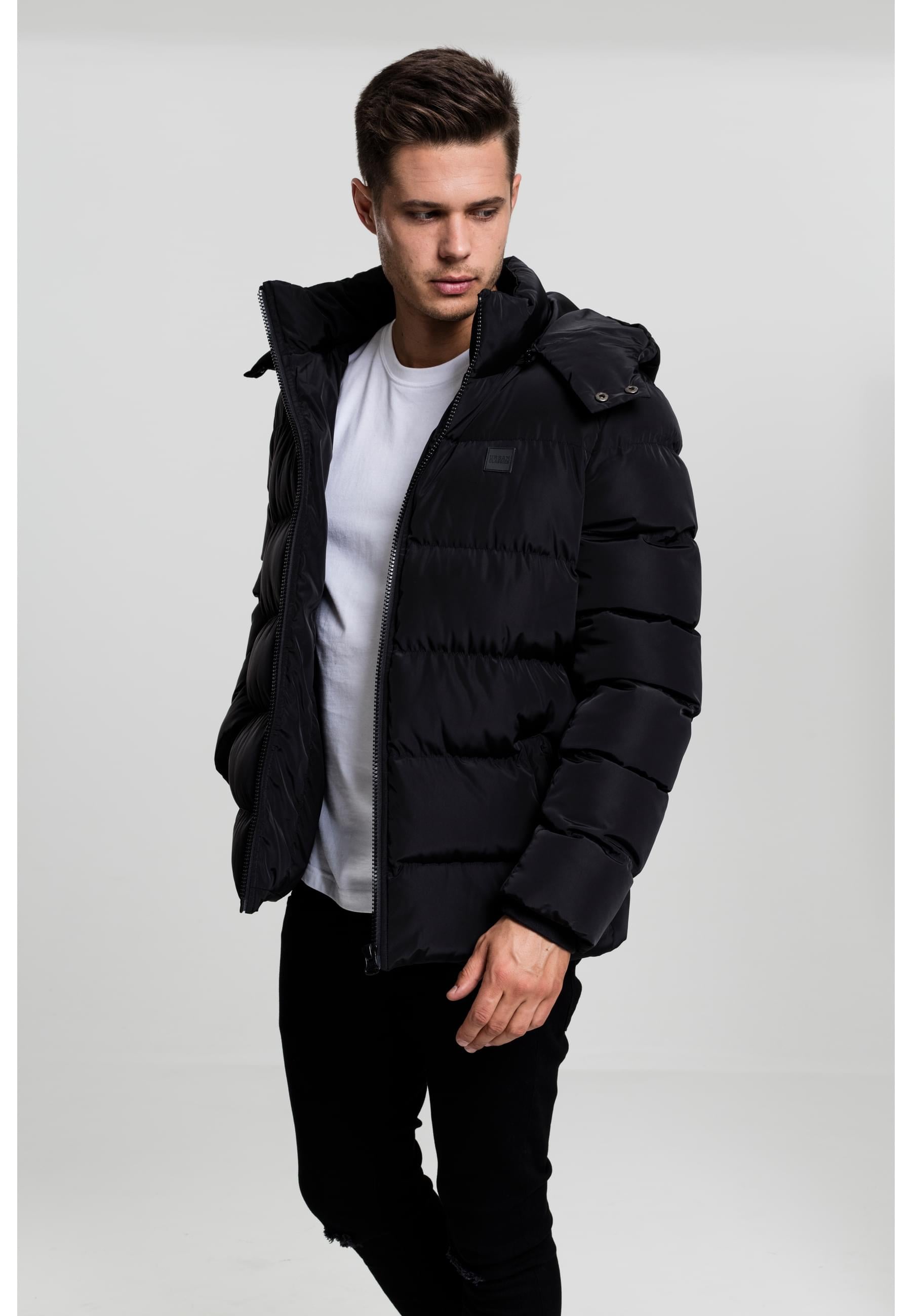 URBAN CLASSICS Allwetterjacke »Urban Classics Herren Hooded Puffer Jacket«, (1 St.), mit Kapuze