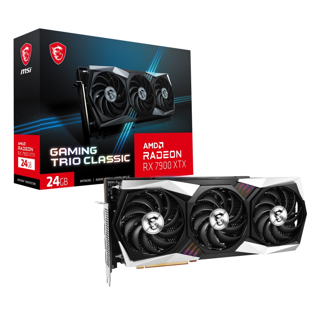 MSI Grafikkarte »Radeon RX 7900 XTX GAMING TRIO CLASSIC 24G«, 24 GB, GDDR6