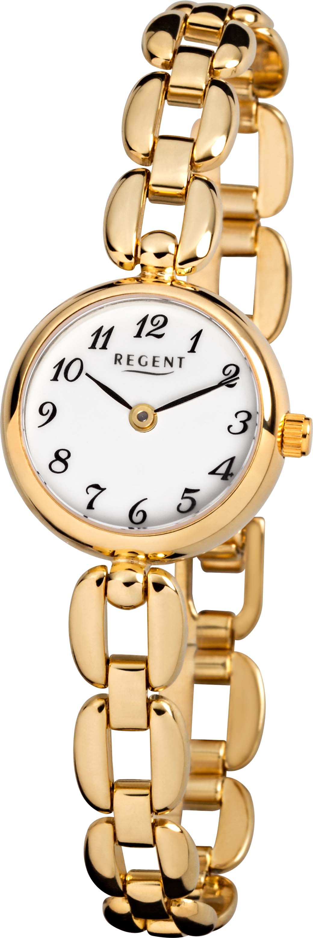 Regent Quarzuhr »F-1400 - 3275.45.99«, Armbanduhr, Damenuhr, Mineralglas