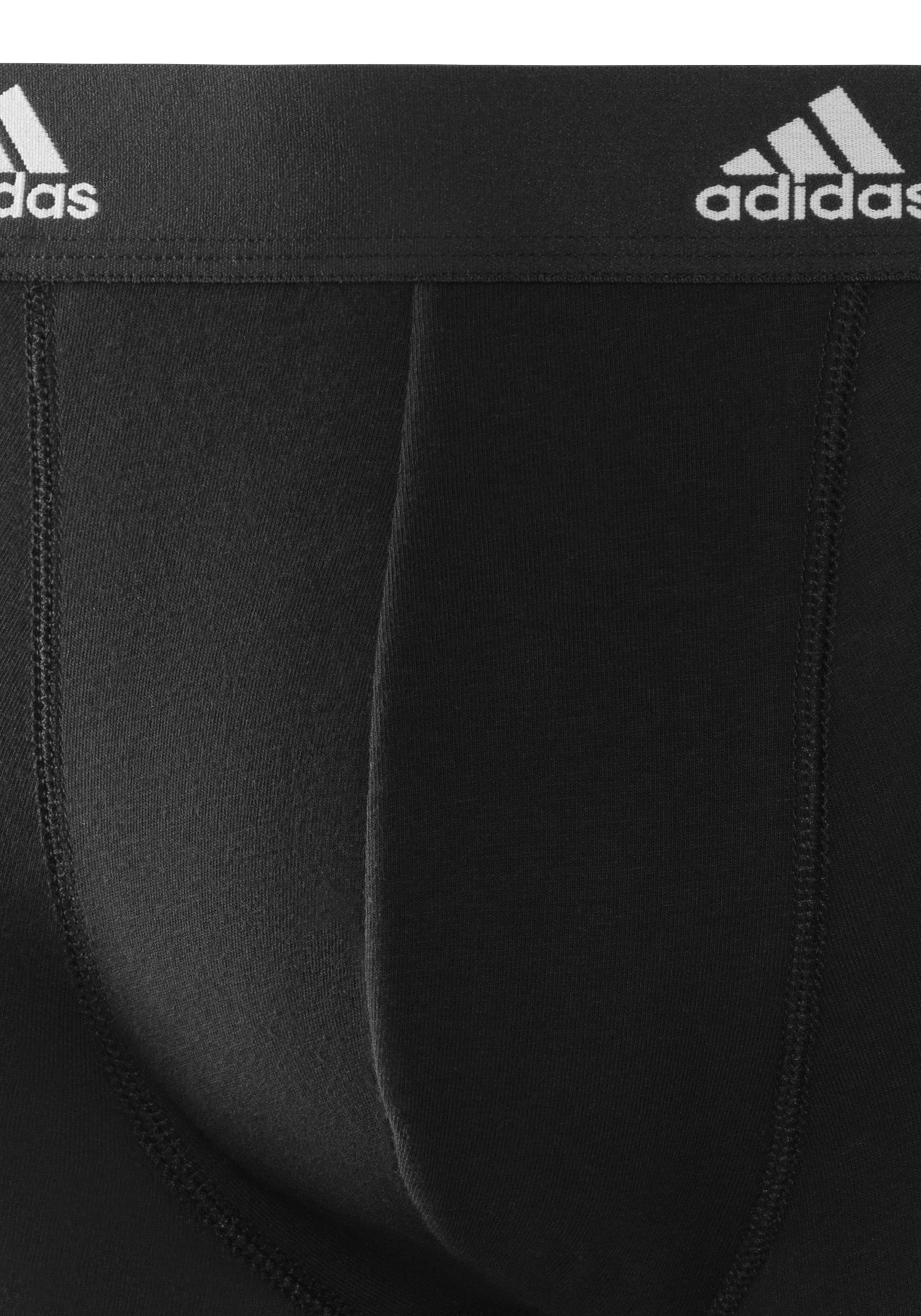 adidas Sportswear Boxer »"Active Flex Cotton"«, (3er-Pack), mit weicher Nahtverarbeitung und tonalem Logo