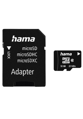 Hama Speicherkarte »microSDHC 32GB Class 10...