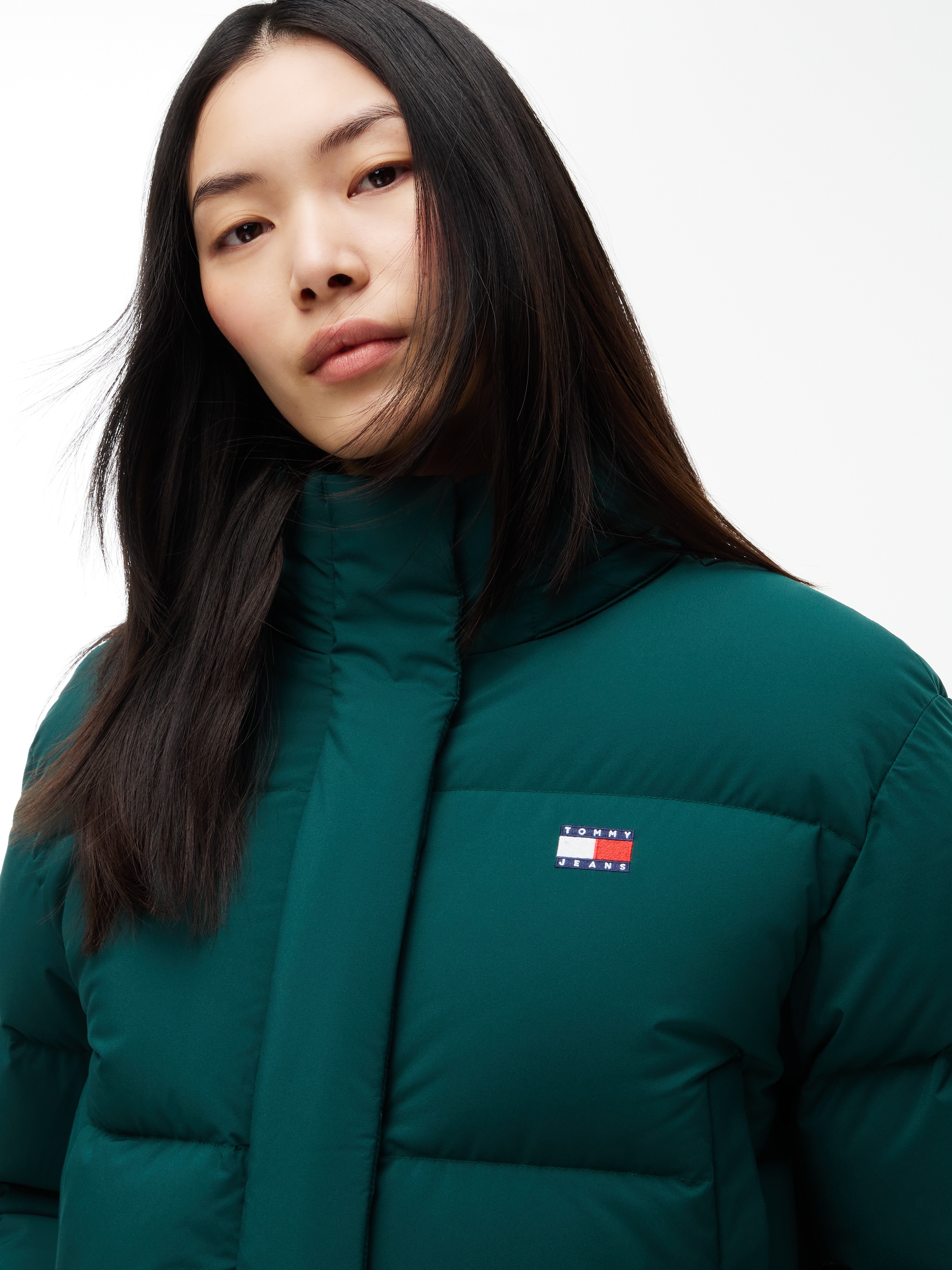 Tommy Jeans Steppjacke »TJW CRP ALASKA PUFFER EXT« mit Kapuze Kunstfaser