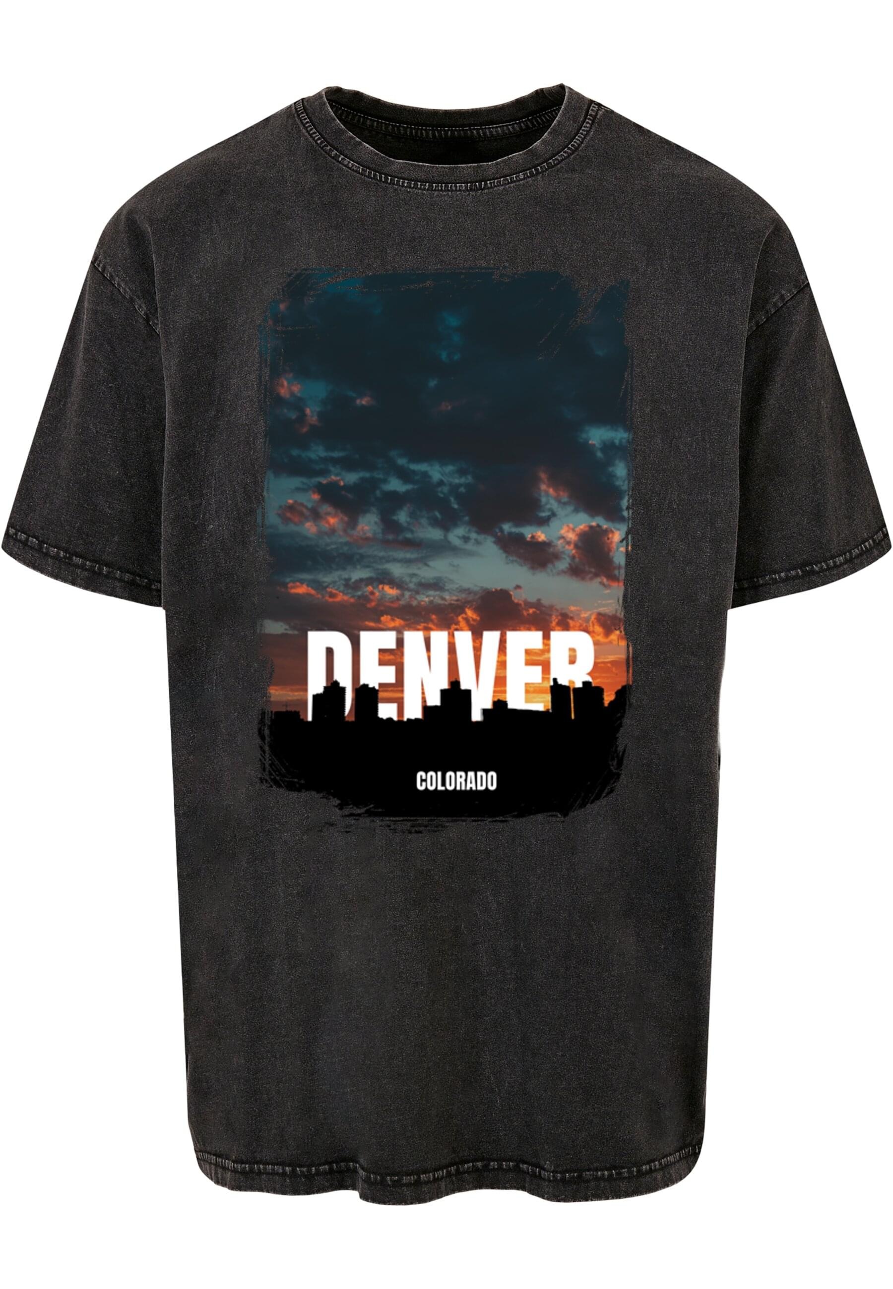 Merchcode T-Shirt "Merchcode Herren Denver Acid Washed Heavy Oversize Tee" günstig online kaufen