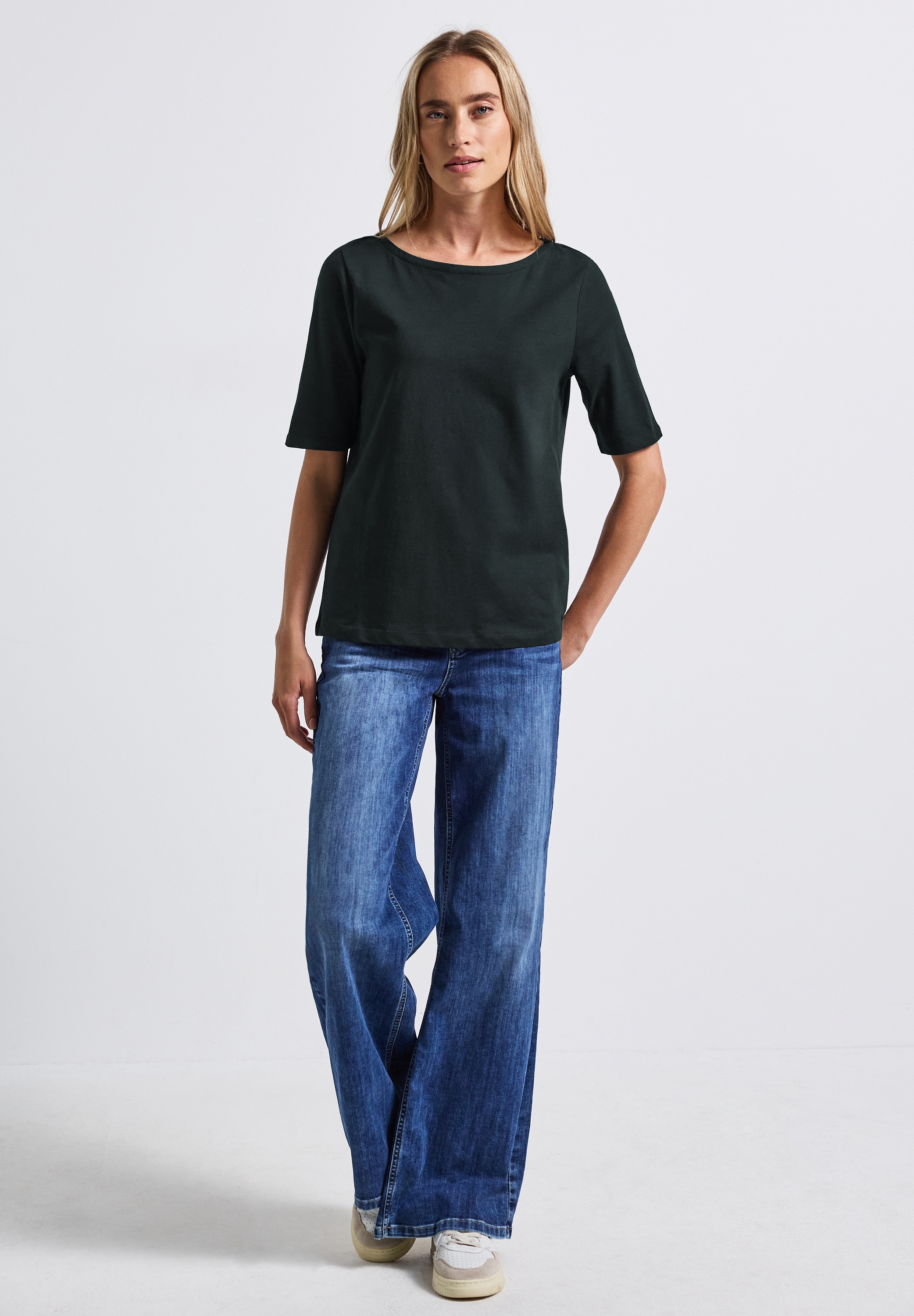 STREET ONE T-Shirt, aus reiner Baumwolle