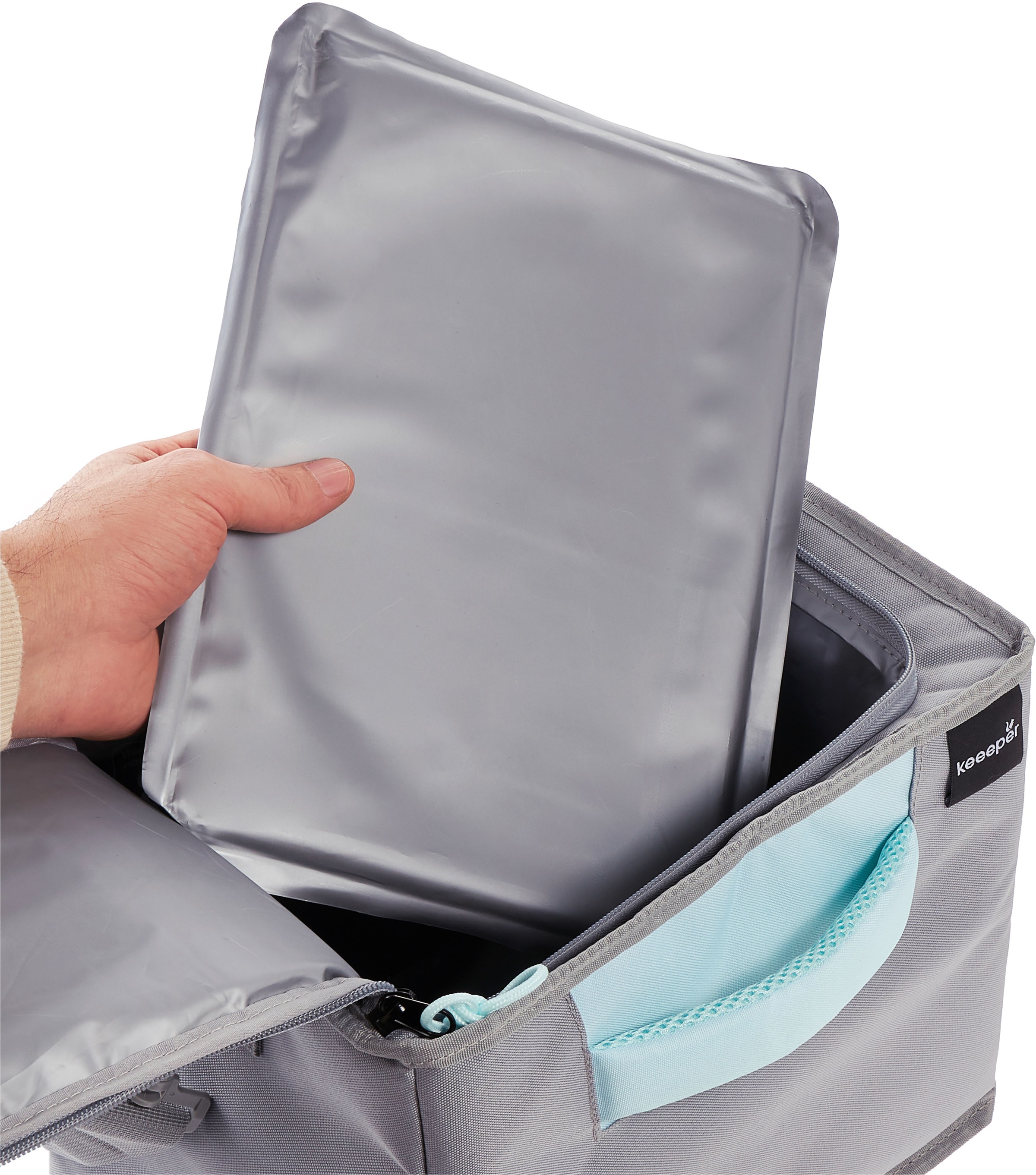 keeeper Klappbox »lea 32l und faltbarere Isoliertasche nea 13l« Soft-Touch-Griffe, zusammenklappbar, wasserabweisend